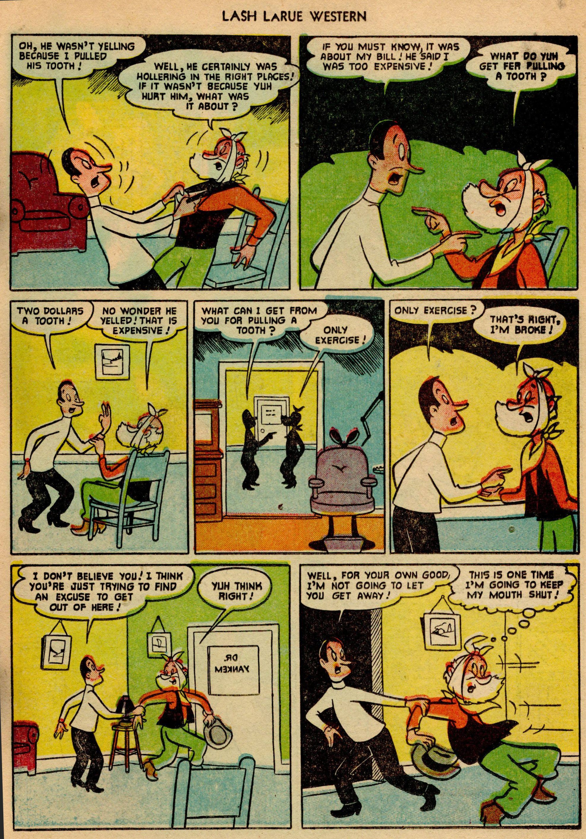 Read online Lash Larue Western (1949) comic -  Issue #23 - 18