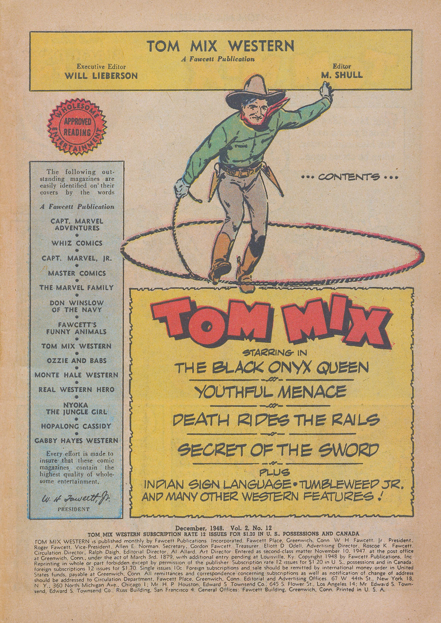 Read online Tom Mix Western (1948) comic -  Issue #12 - 3