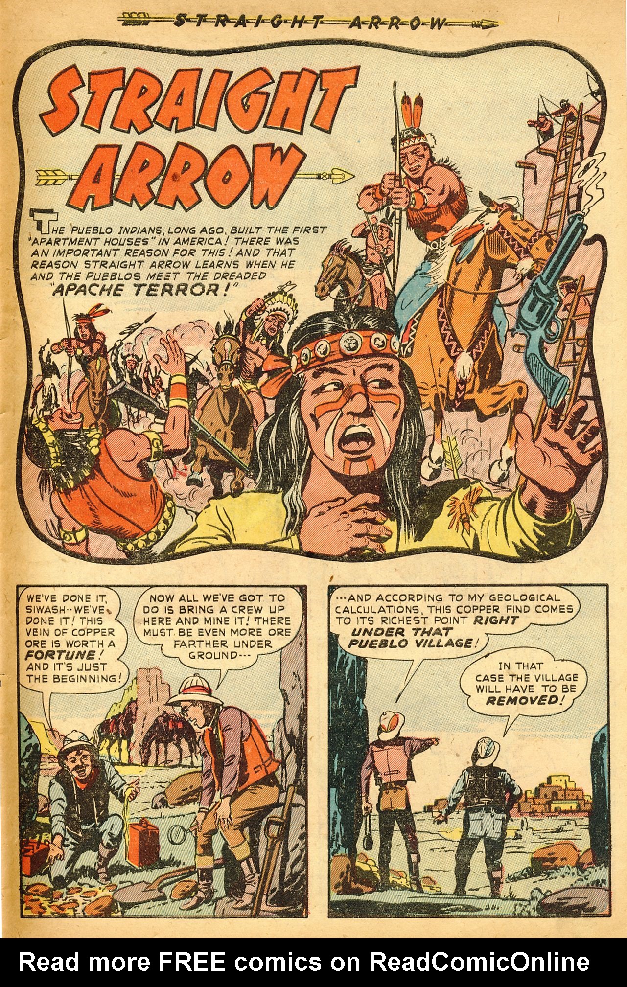 Read online Straight Arrow comic -  Issue #9 - 27