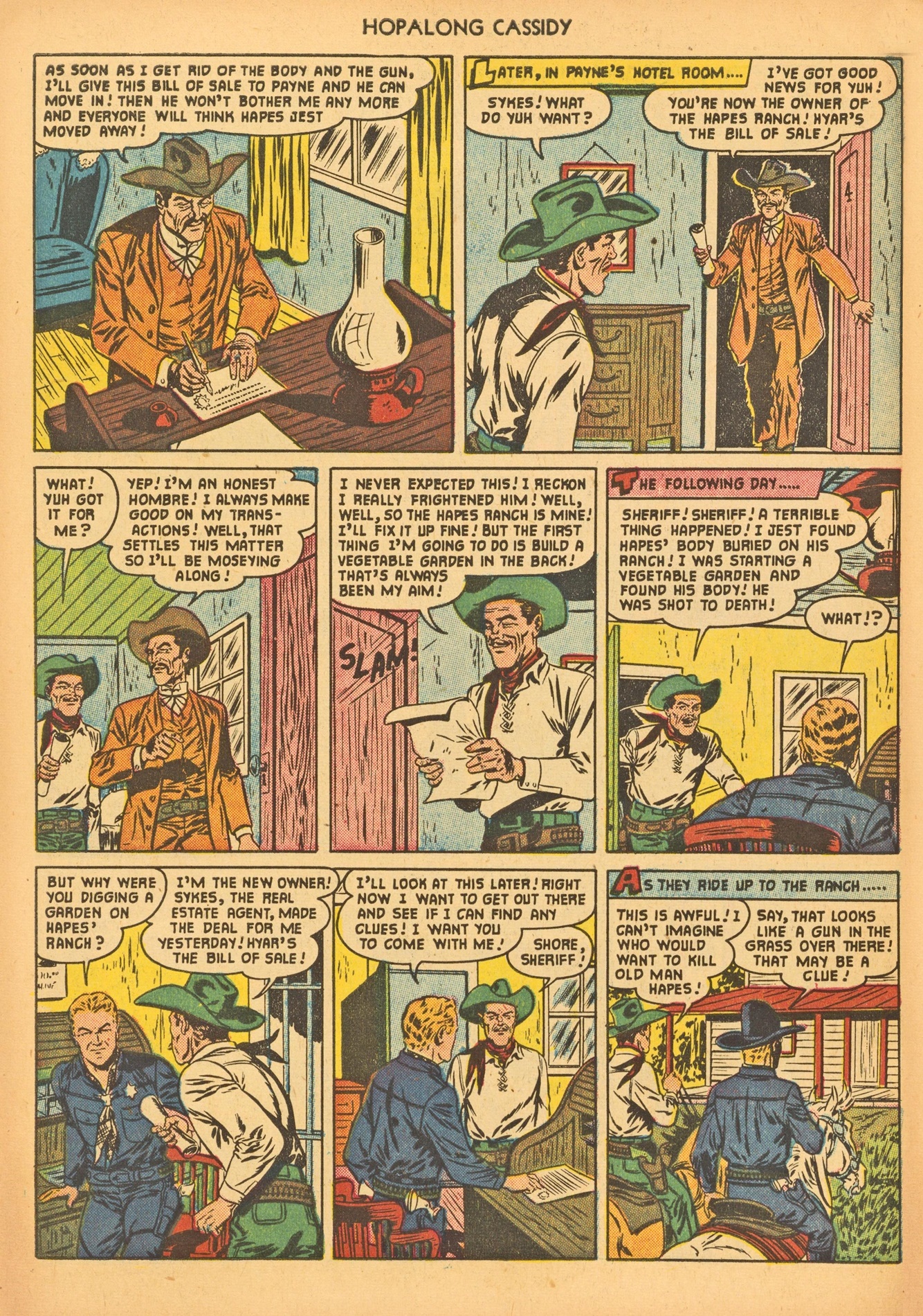 Read online Hopalong Cassidy comic -  Issue #63 - 6