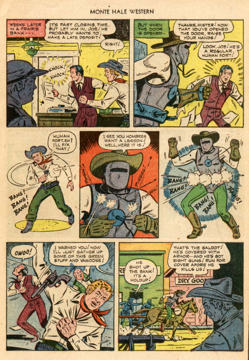 Read online Monte Hale Western comic -  Issue #58 - 22