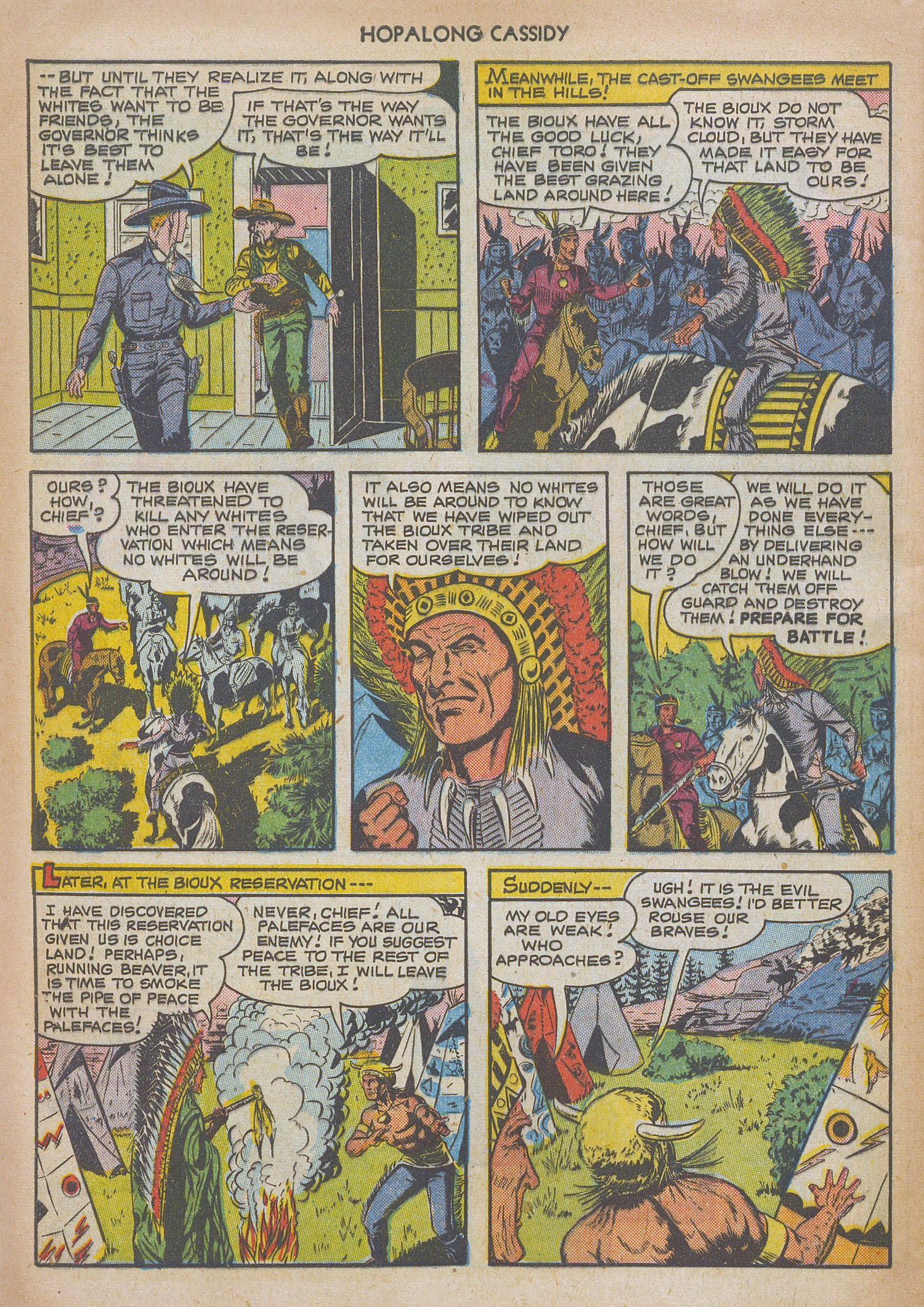 Read online Hopalong Cassidy comic -  Issue #53 - 44