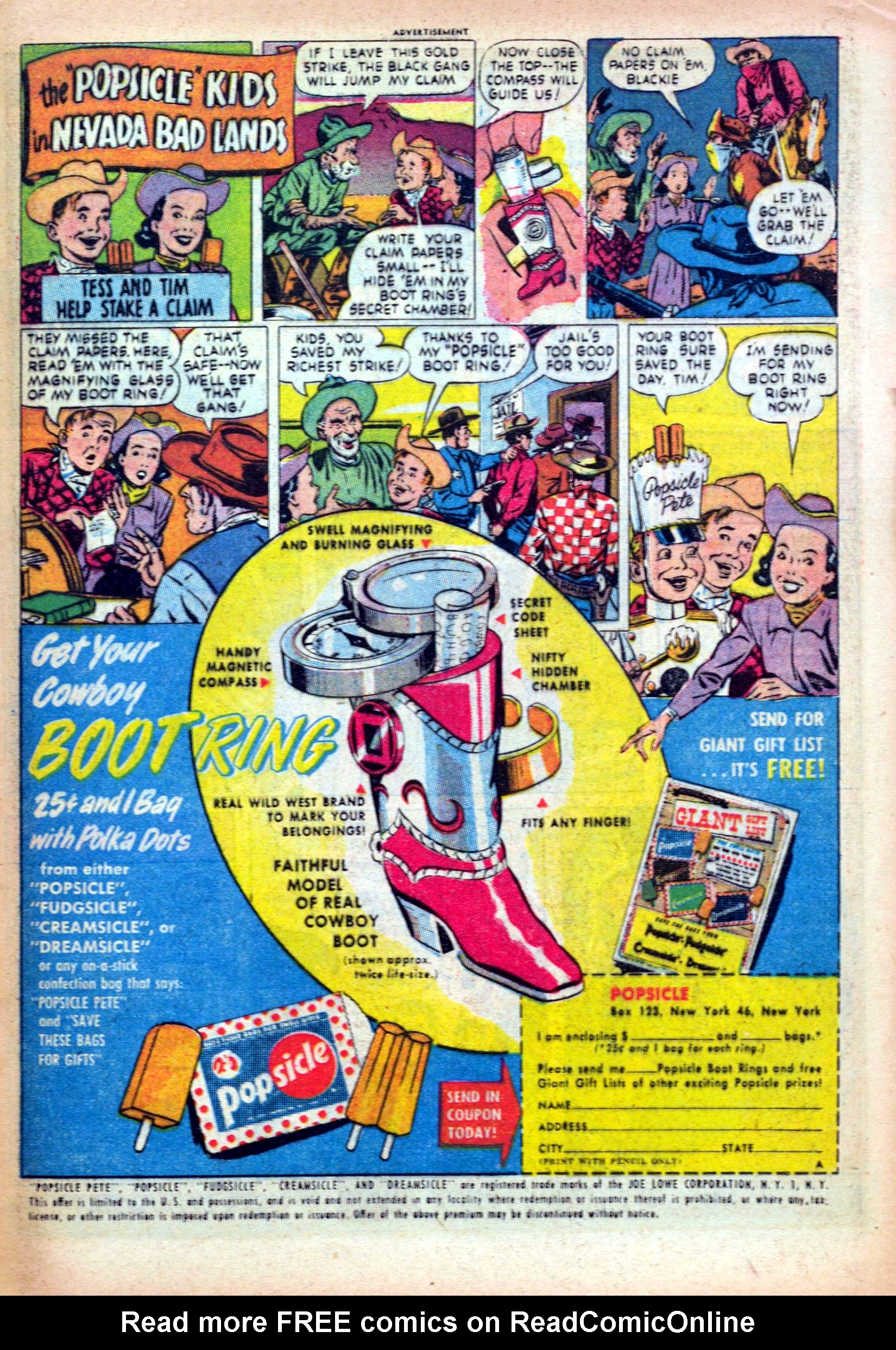 Read online Lash Larue Western (1949) comic -  Issue #19 - 33
