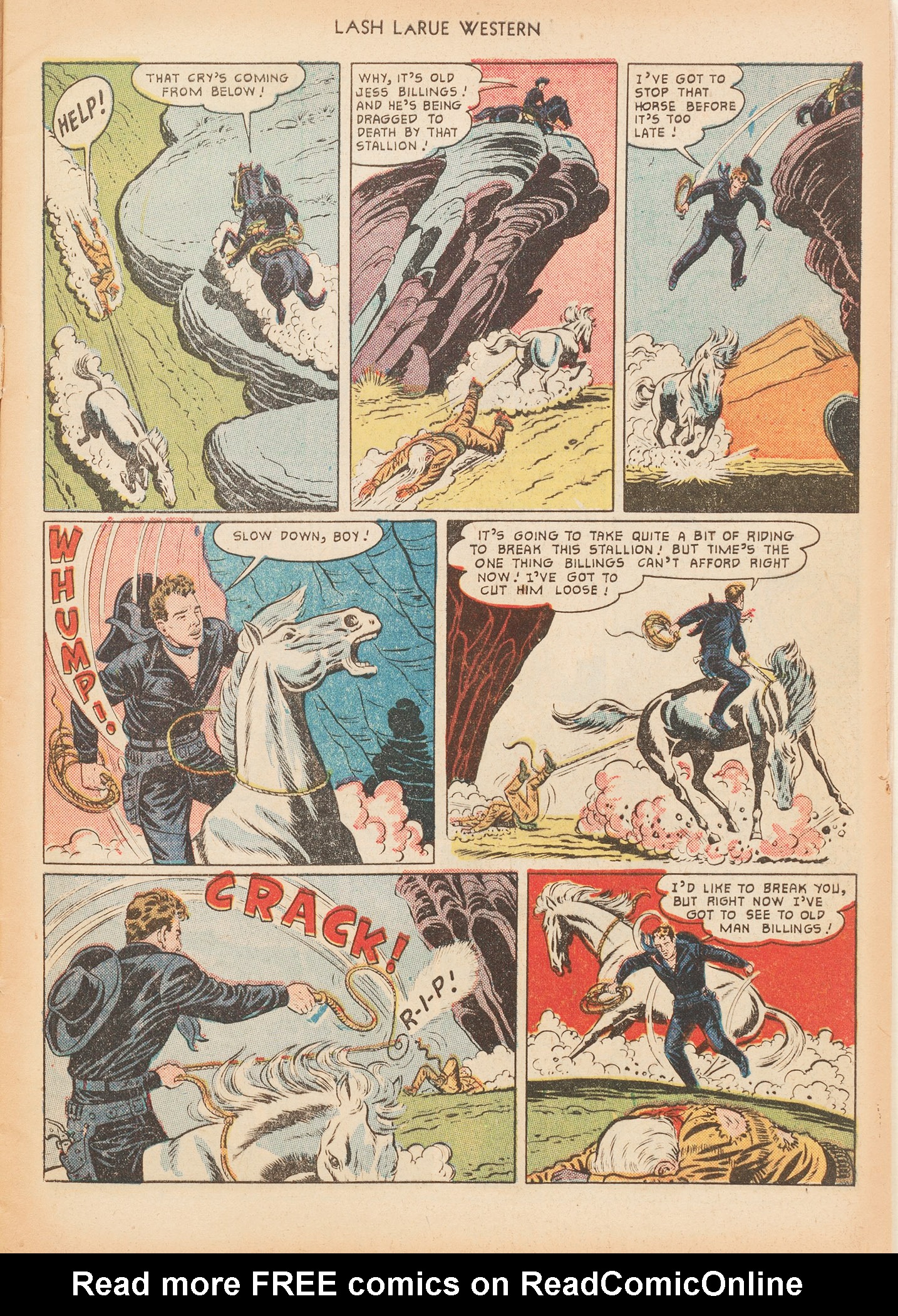 Read online Lash Larue Western (1949) comic -  Issue #16 - 5