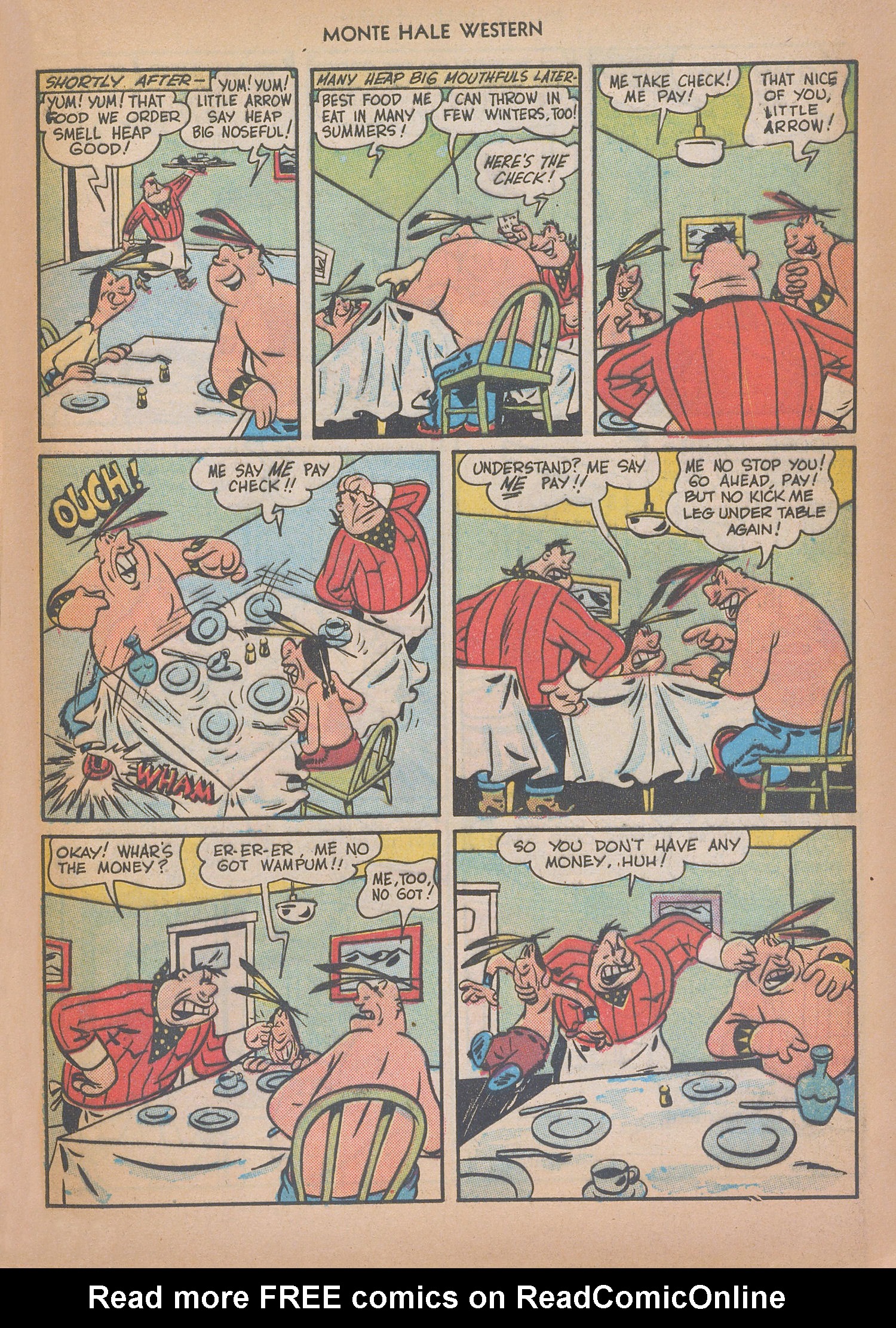 Read online Monte Hale Western comic -  Issue #32 - 37