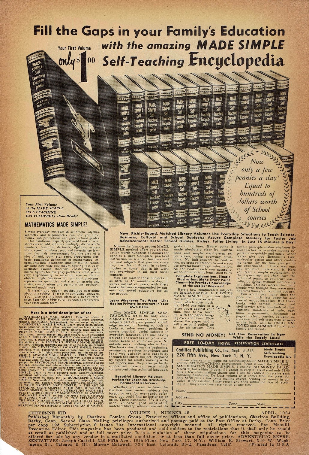 Read online Cheyenne Kid comic -  Issue #45 - 2