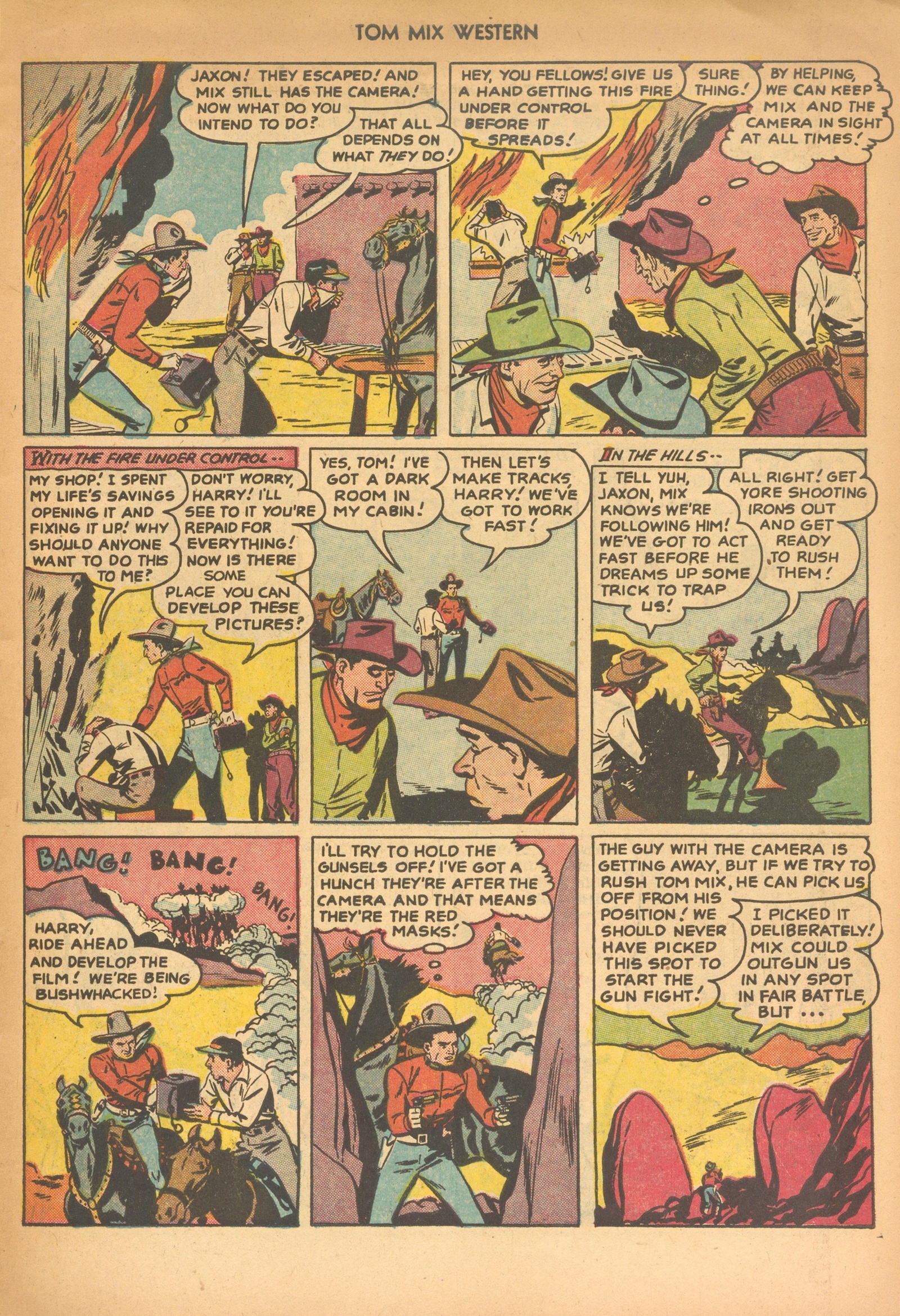Read online Tom Mix Western (1948) comic -  Issue #57 - 7