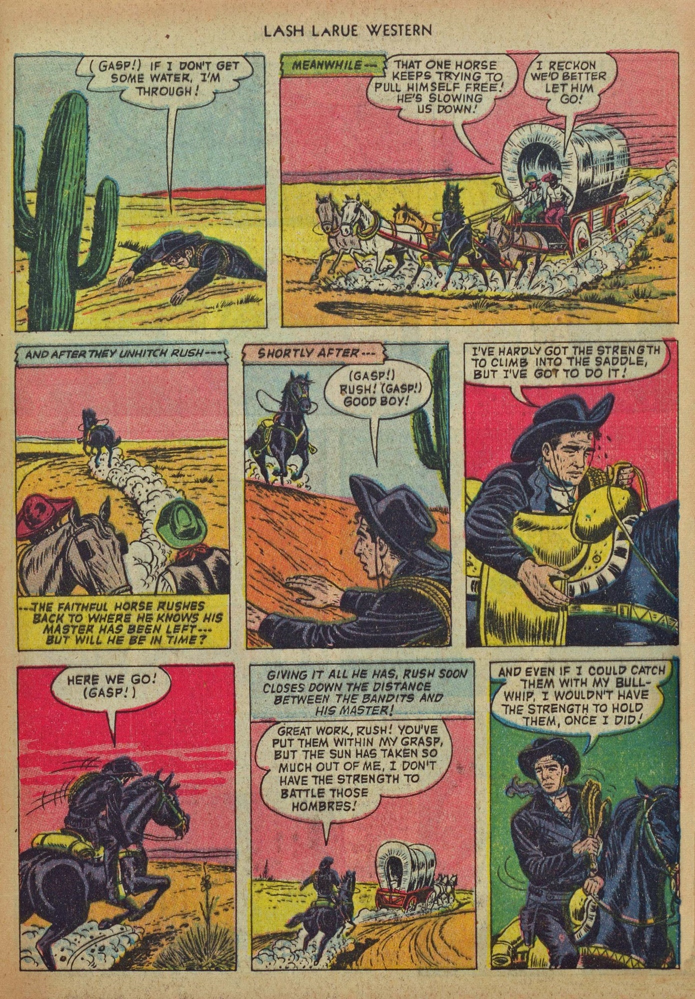 Read online Lash Larue Western (1949) comic -  Issue #37 - 33