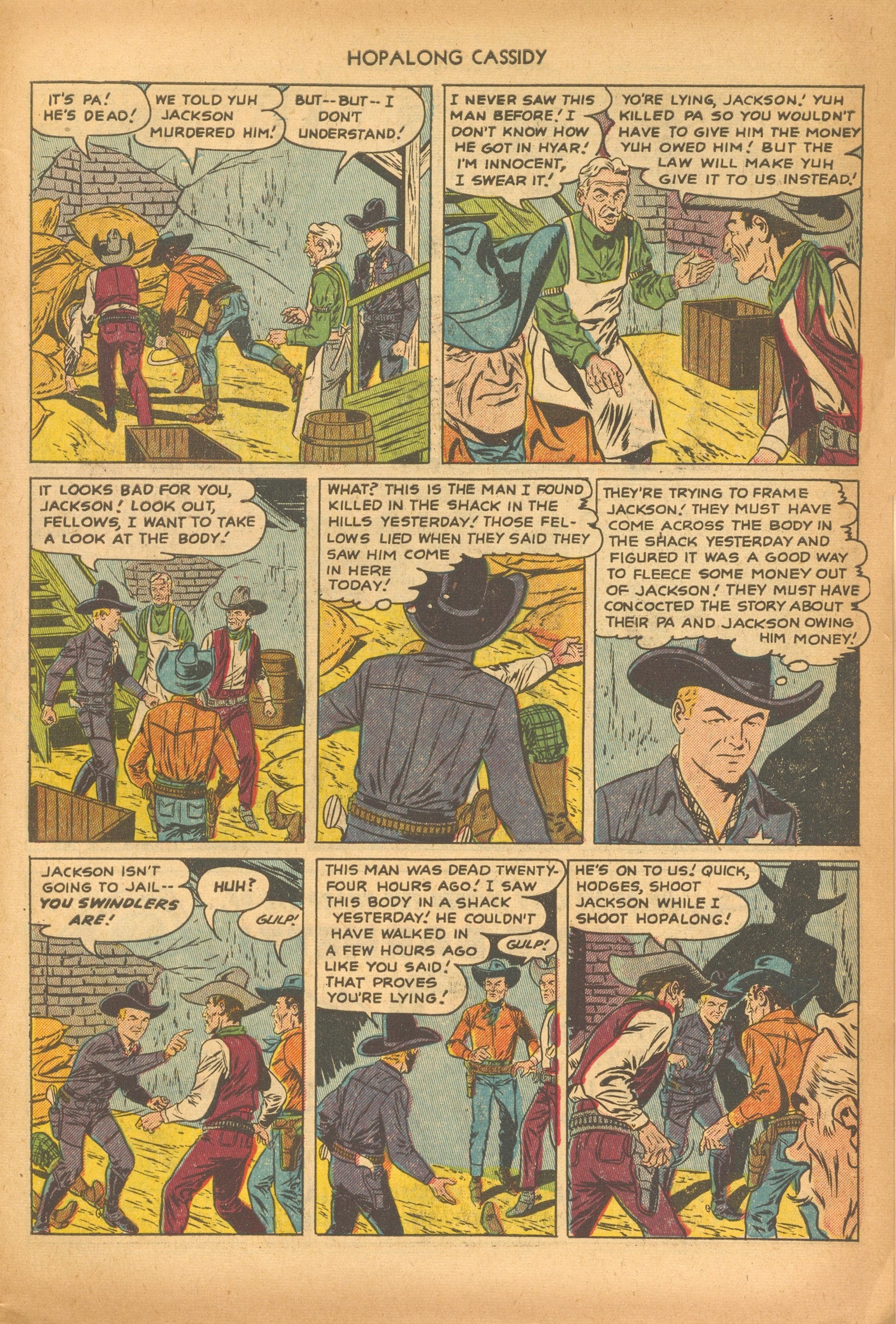 Read online Hopalong Cassidy comic -  Issue #72 - 31