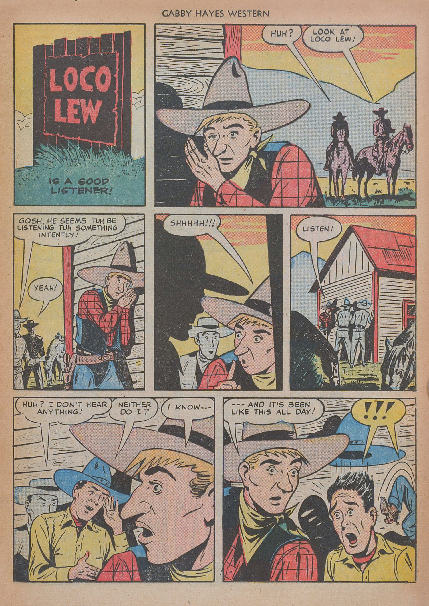 Read online Gabby Hayes Western comic -  Issue #22 - 25
