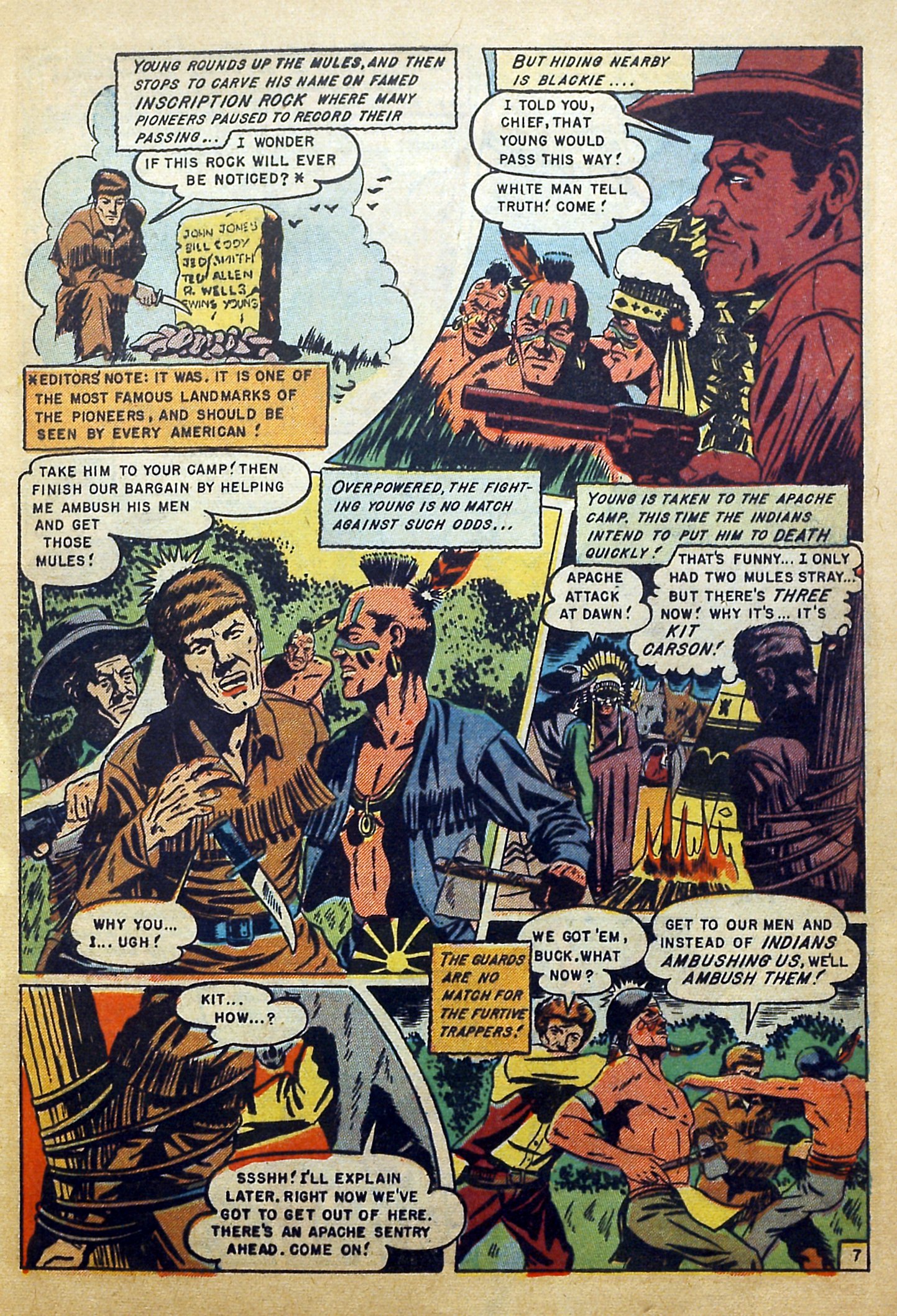 Read online Indian Fighter comic -  Issue #8 - 9