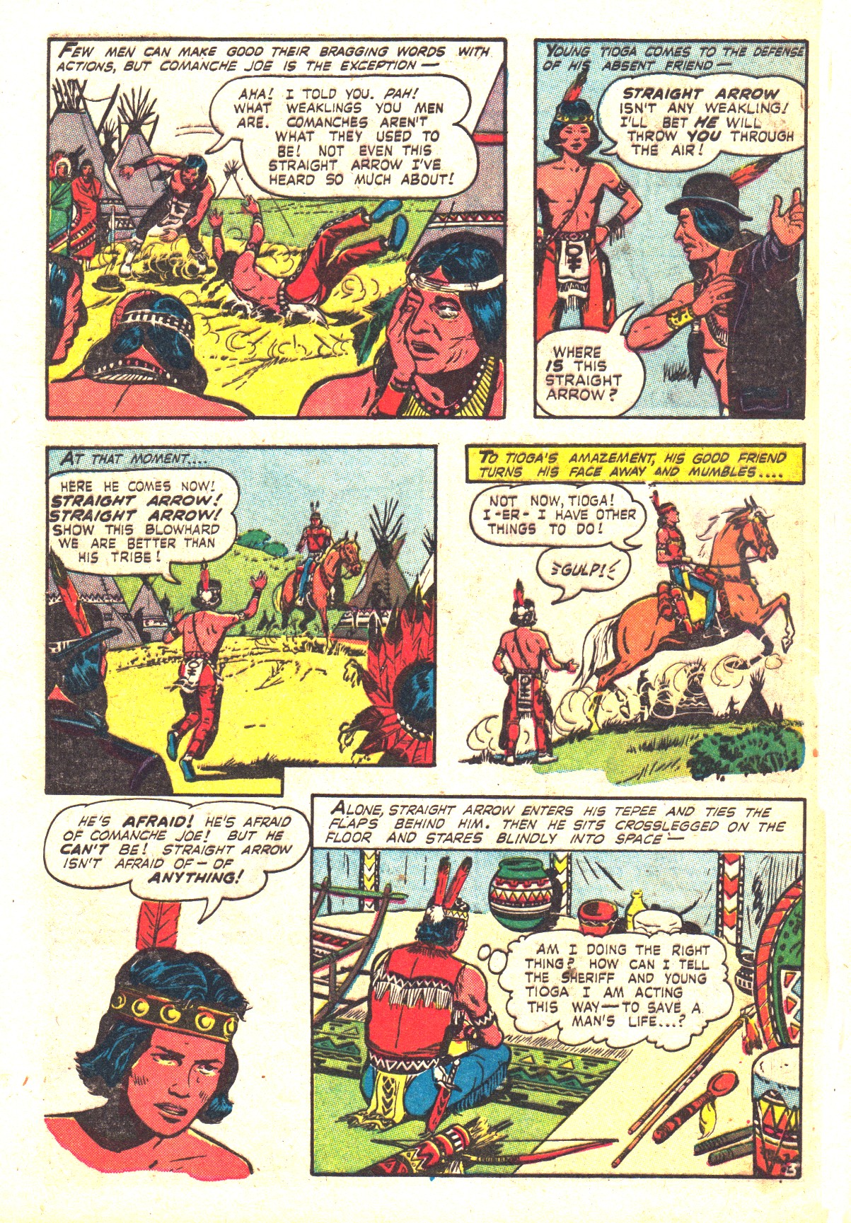 Read online Straight Arrow comic -  Issue #44 - 28