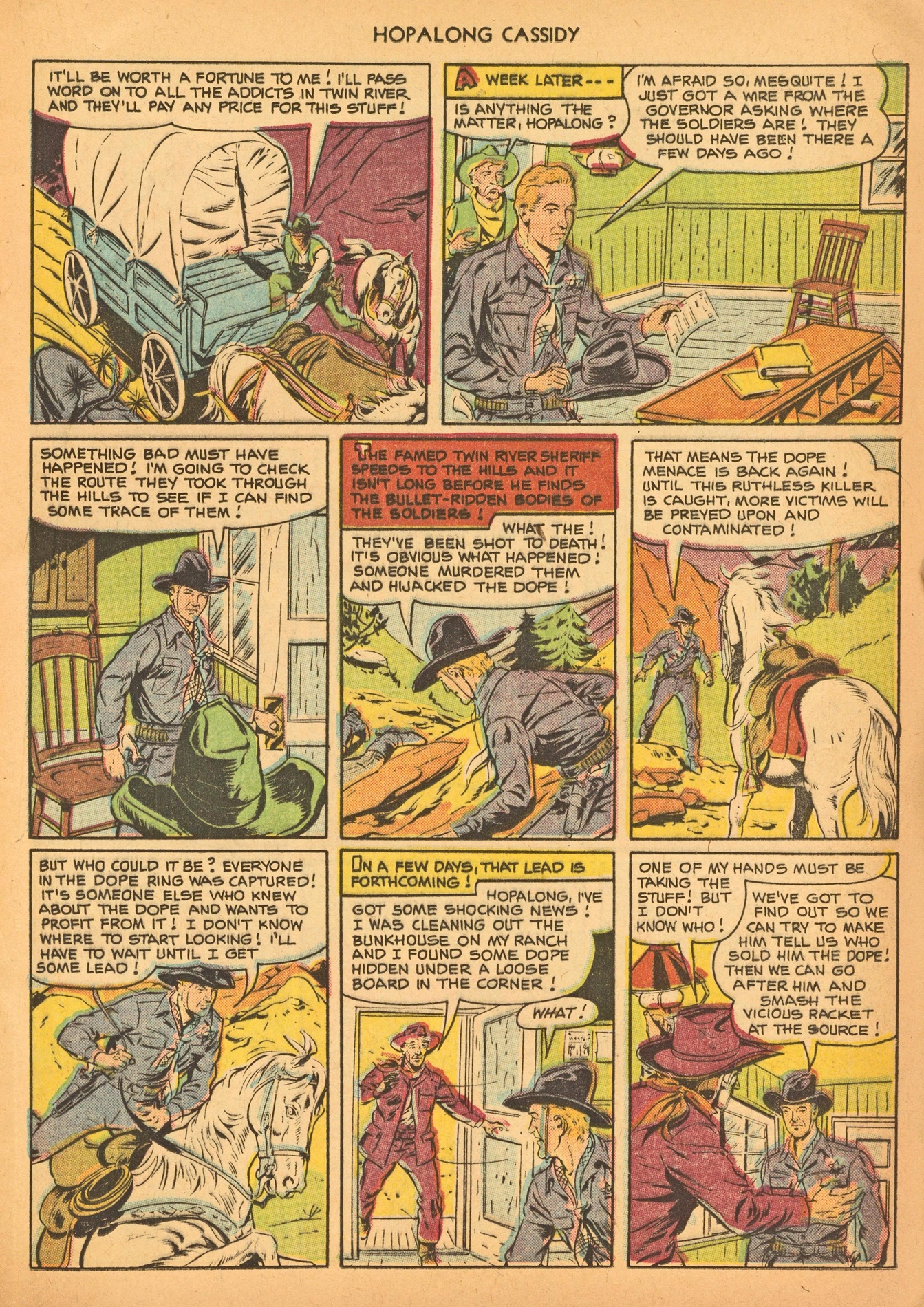 Read online Hopalong Cassidy comic -  Issue #66 - 17