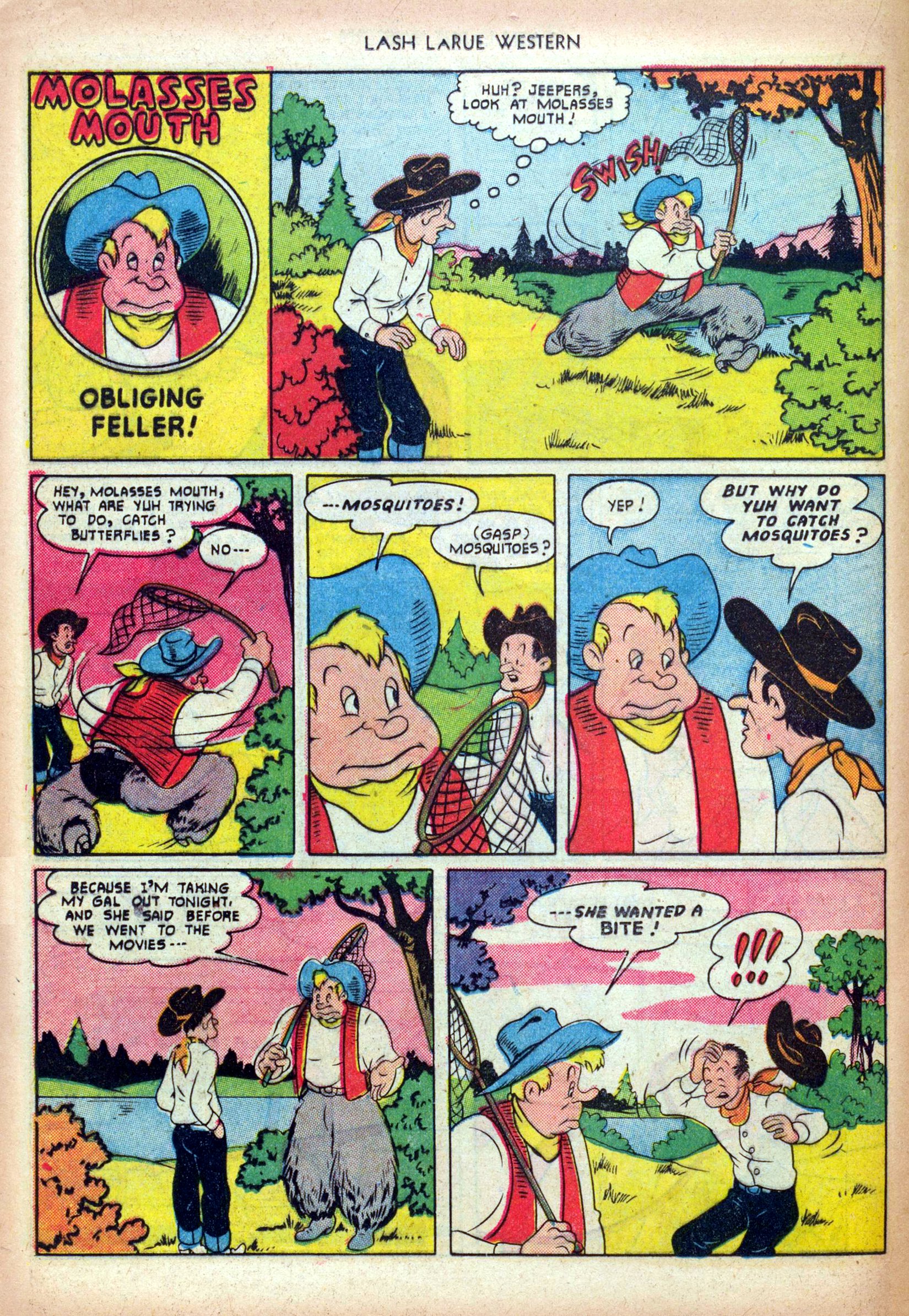 Read online Lash Larue Western (1949) comic -  Issue #19 - 16