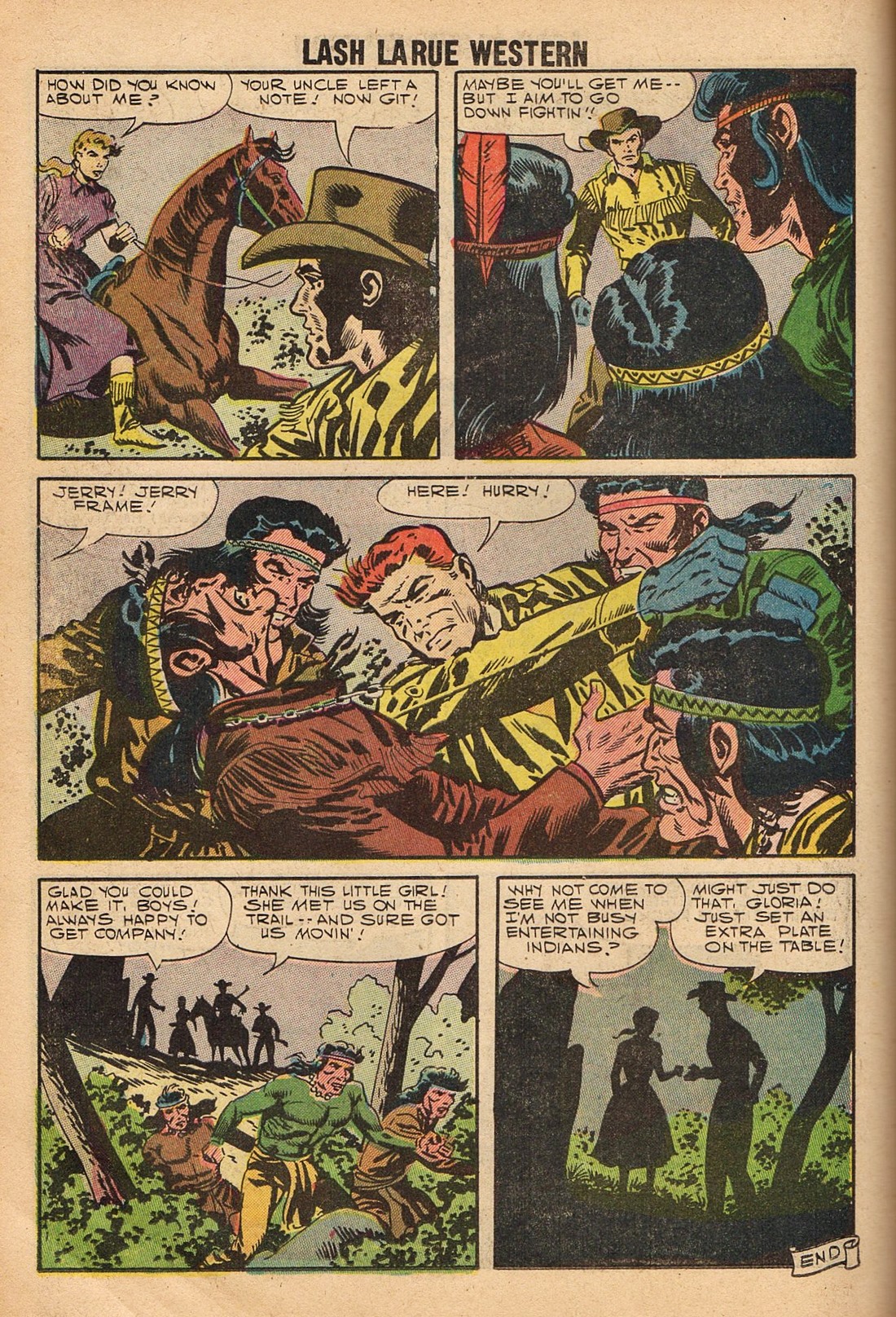 Read online Lash Larue Western (1949) comic -  Issue #67 - 34
