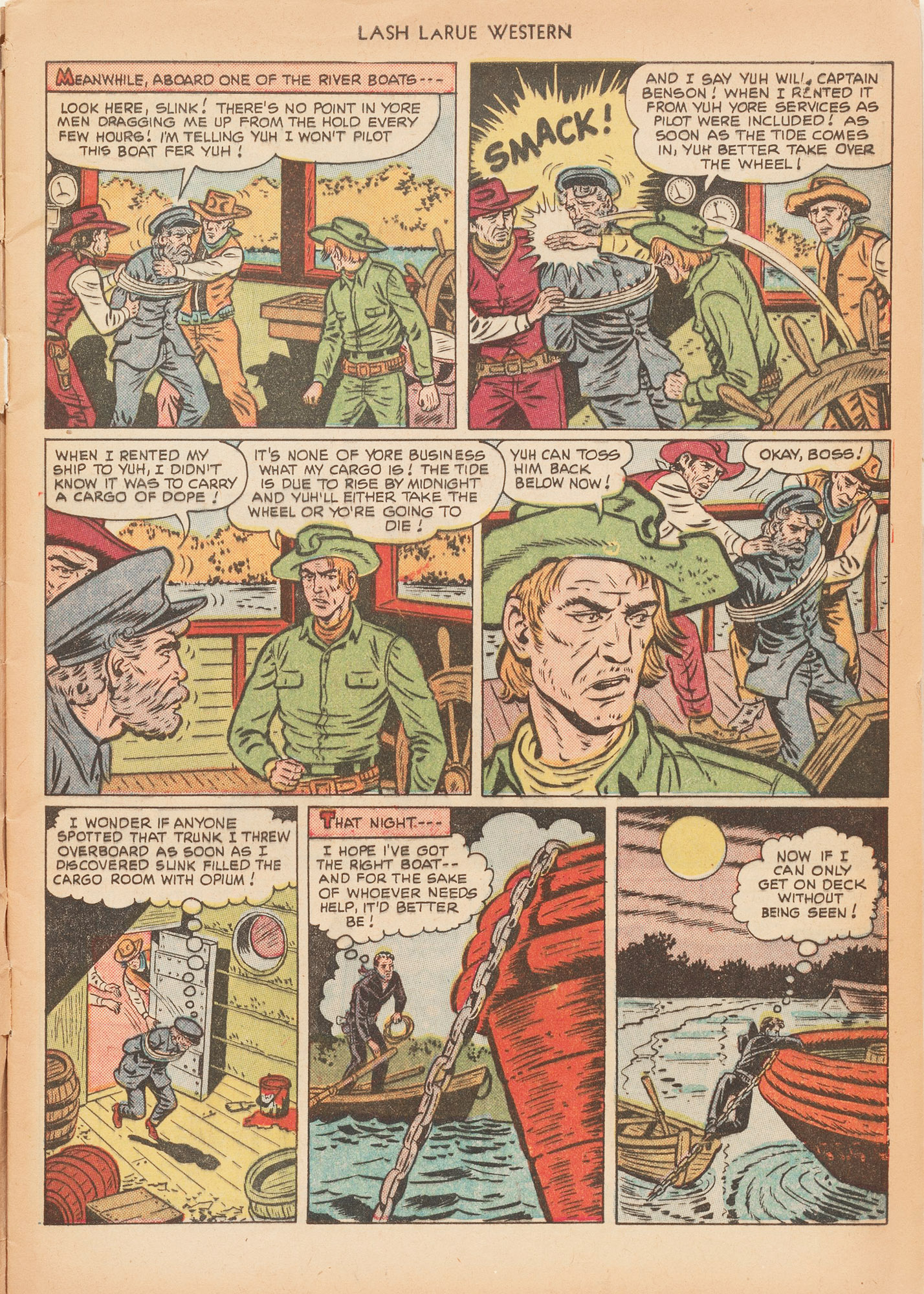 Read online Lash Larue Western (1949) comic -  Issue #15 - 5