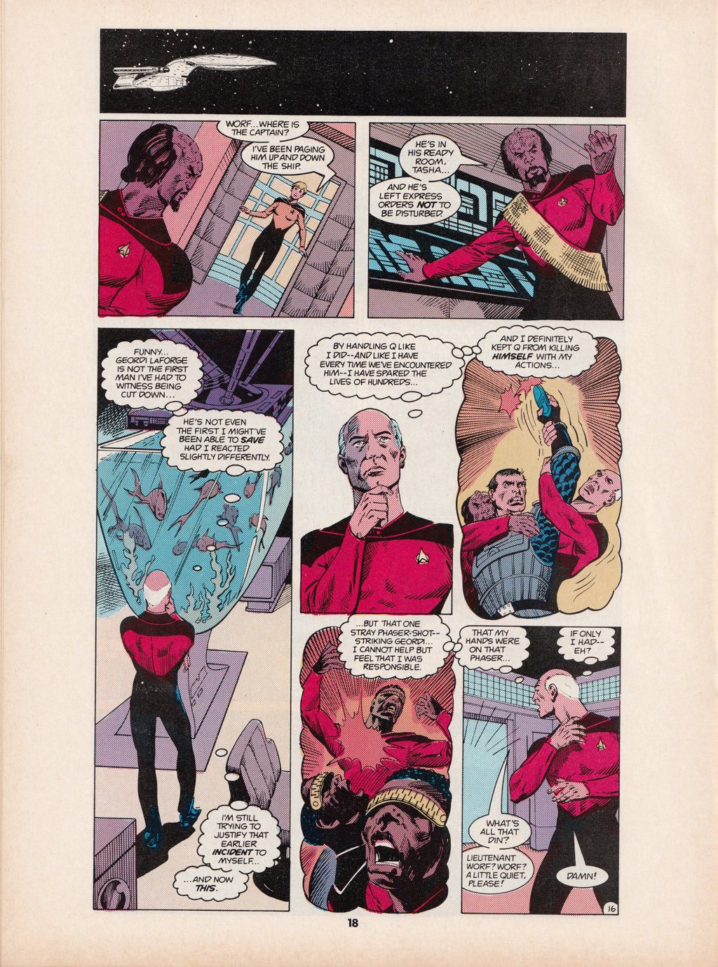Read online Star Trek The Next Generation (1990) comic -  Issue #6 - 18