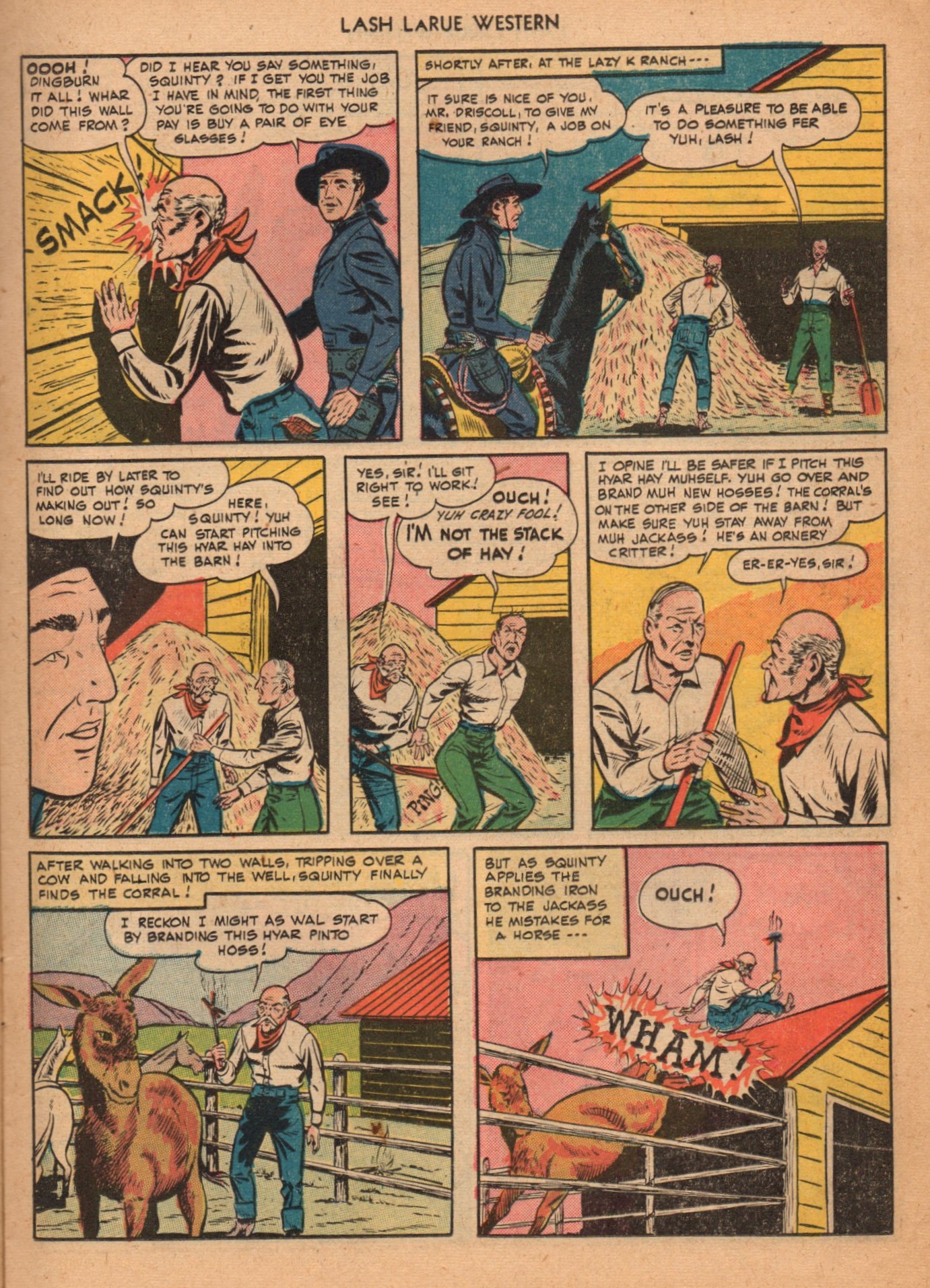 Read online Lash Larue Western (1949) comic -  Issue #2 - 15