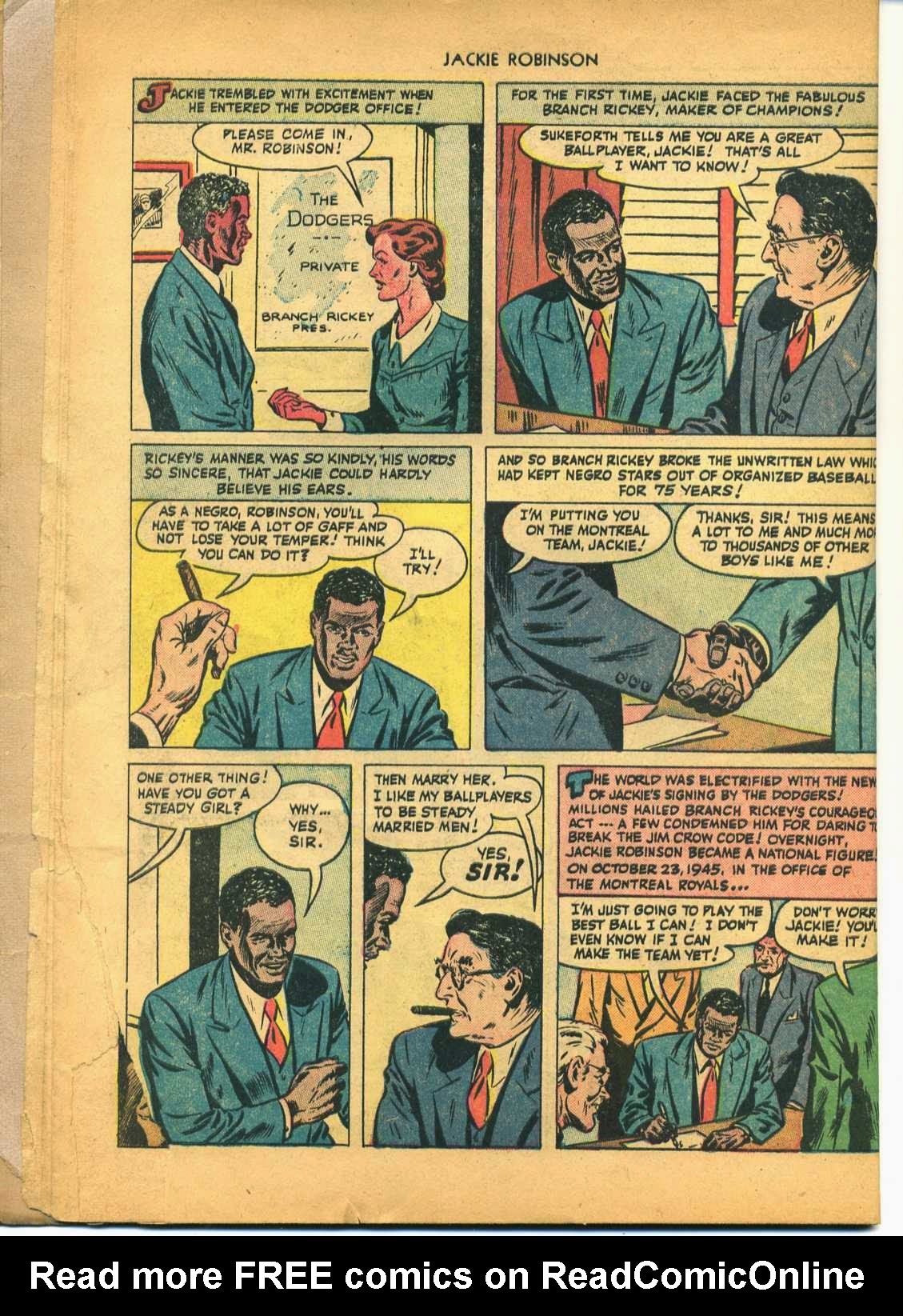 Read online Jackie Robinson comic -  Issue #1 - 11