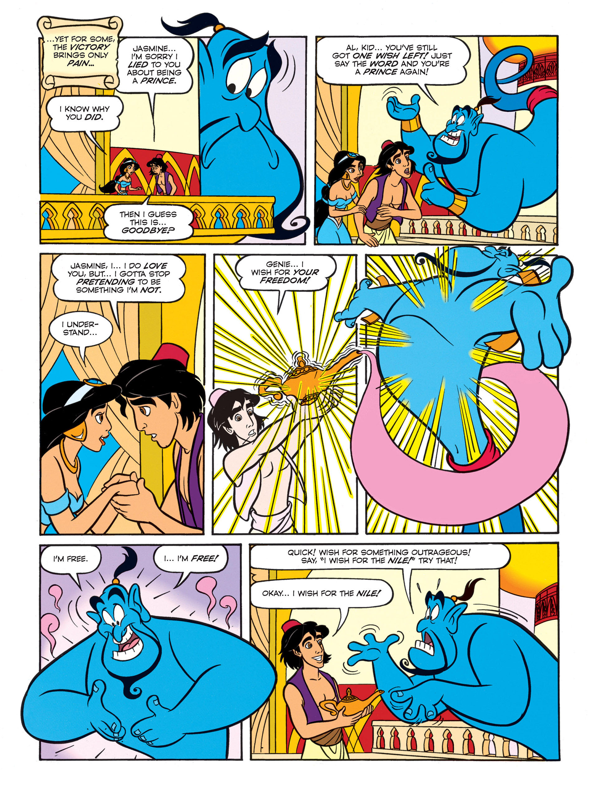 Read online Disney's Aladdin - The Official Movie Adaptation comic -  Issue # Full - 46