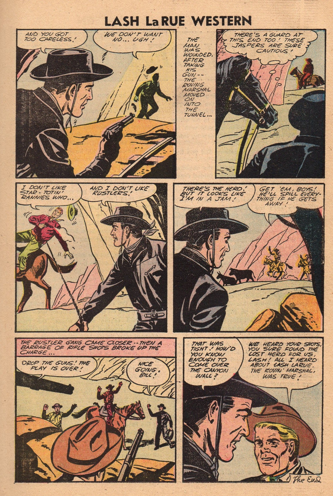 Read online Lash Larue Western (1949) comic -  Issue #60 - 19