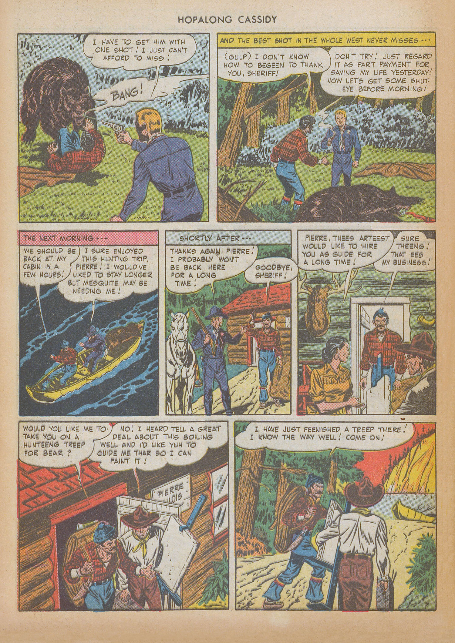 Read online Hopalong Cassidy comic -  Issue #34 - 44
