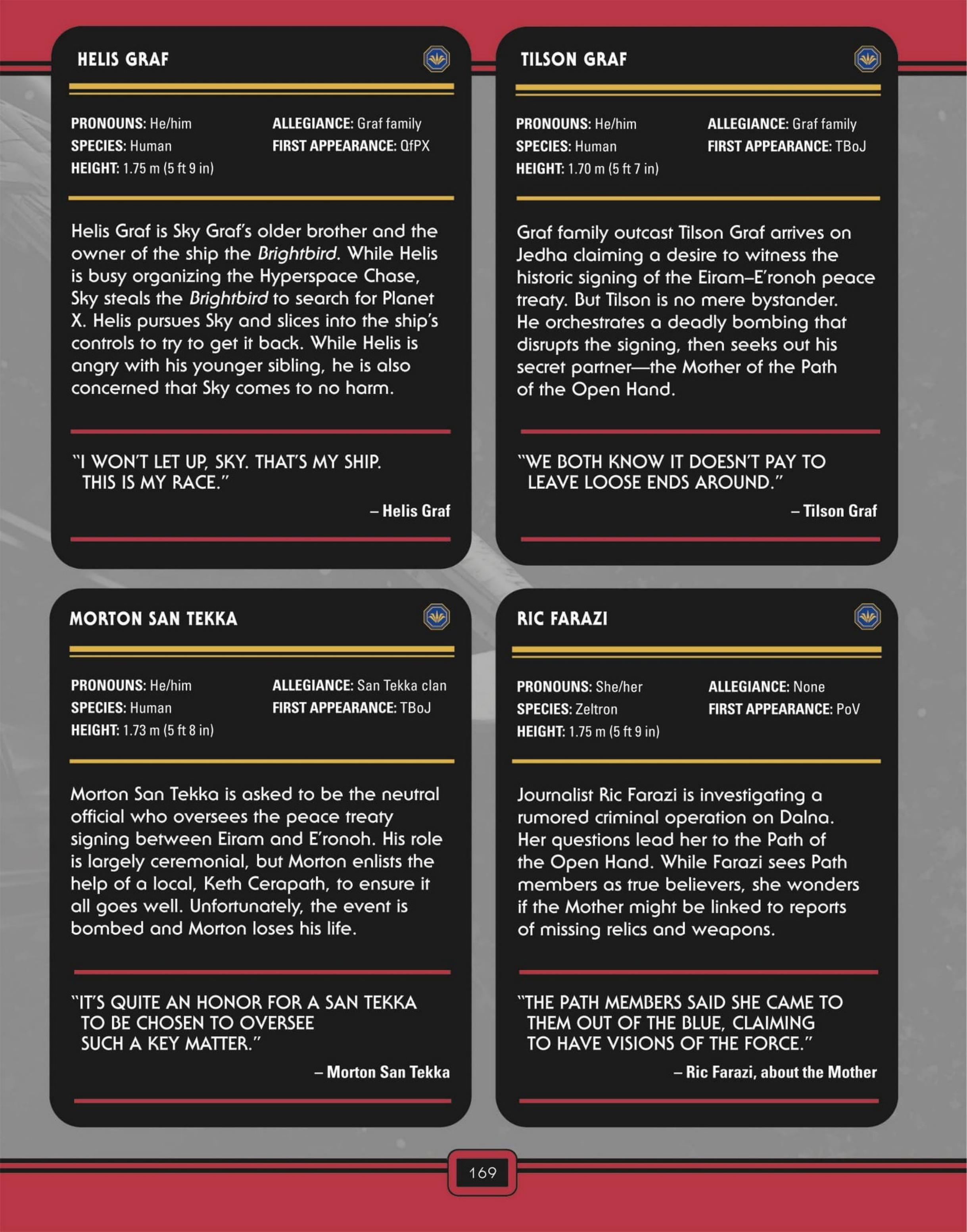 Read online Star Wars: The High Republic Character Encyclopedia comic -  Issue # TPB (Part 2) - 72