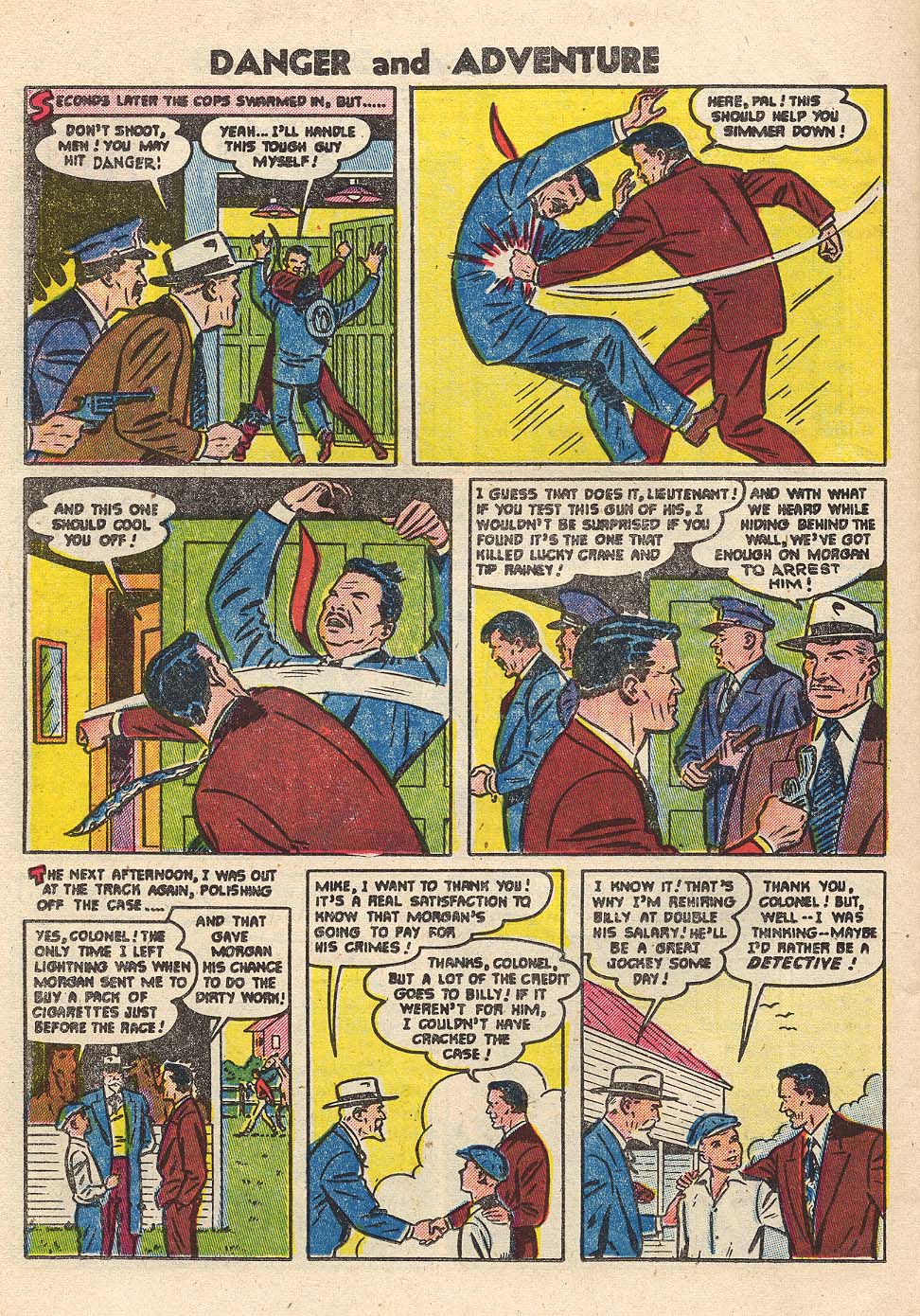 Read online Danger and Adventure comic -  Issue #24 - 26