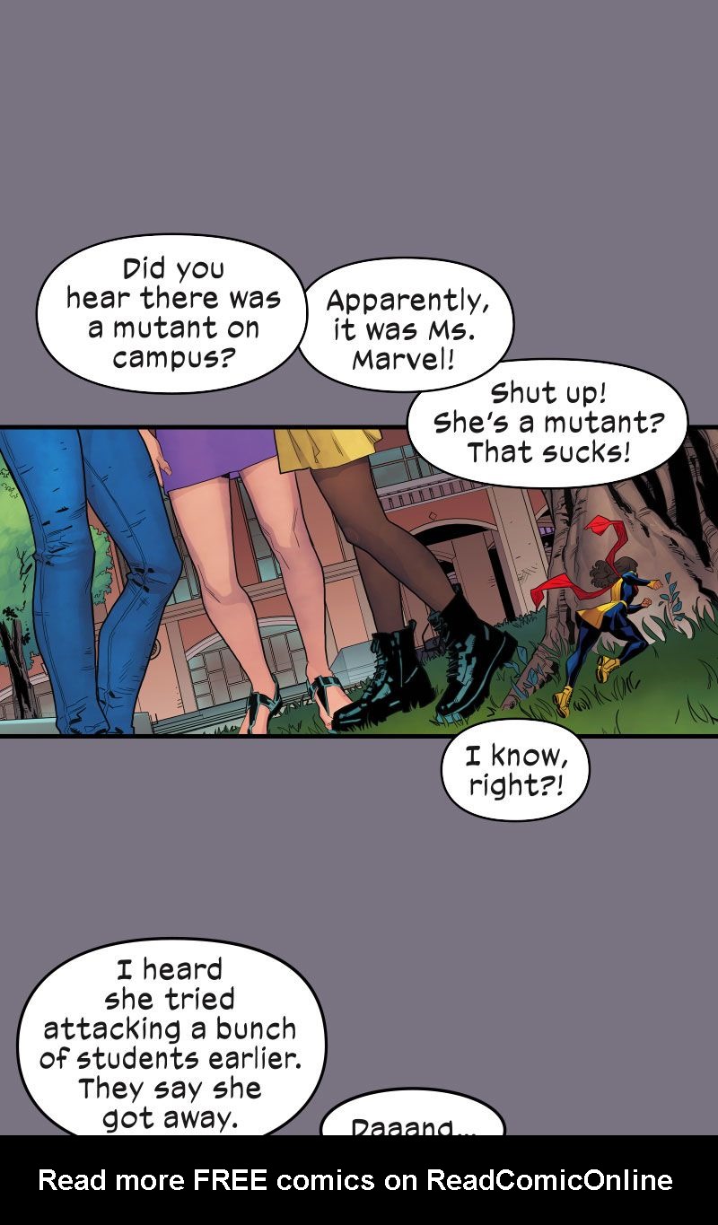 Read online Ms. Marvel: The New Mutant Infinity Comics comic -  Issue #1 - 120