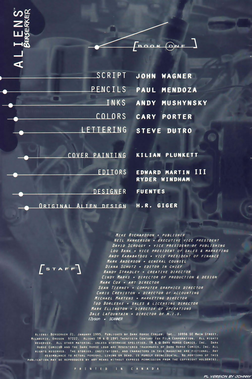 Read online Aliens: Berserker comic -  Issue #1 - 2