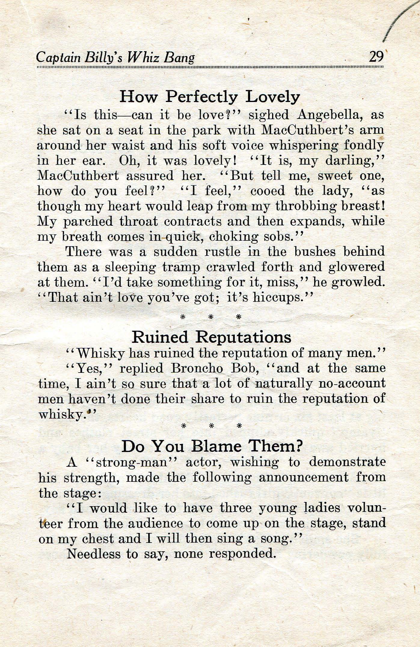 Read online Captain Billy's Whiz Bang comic -  Issue #17 - 31