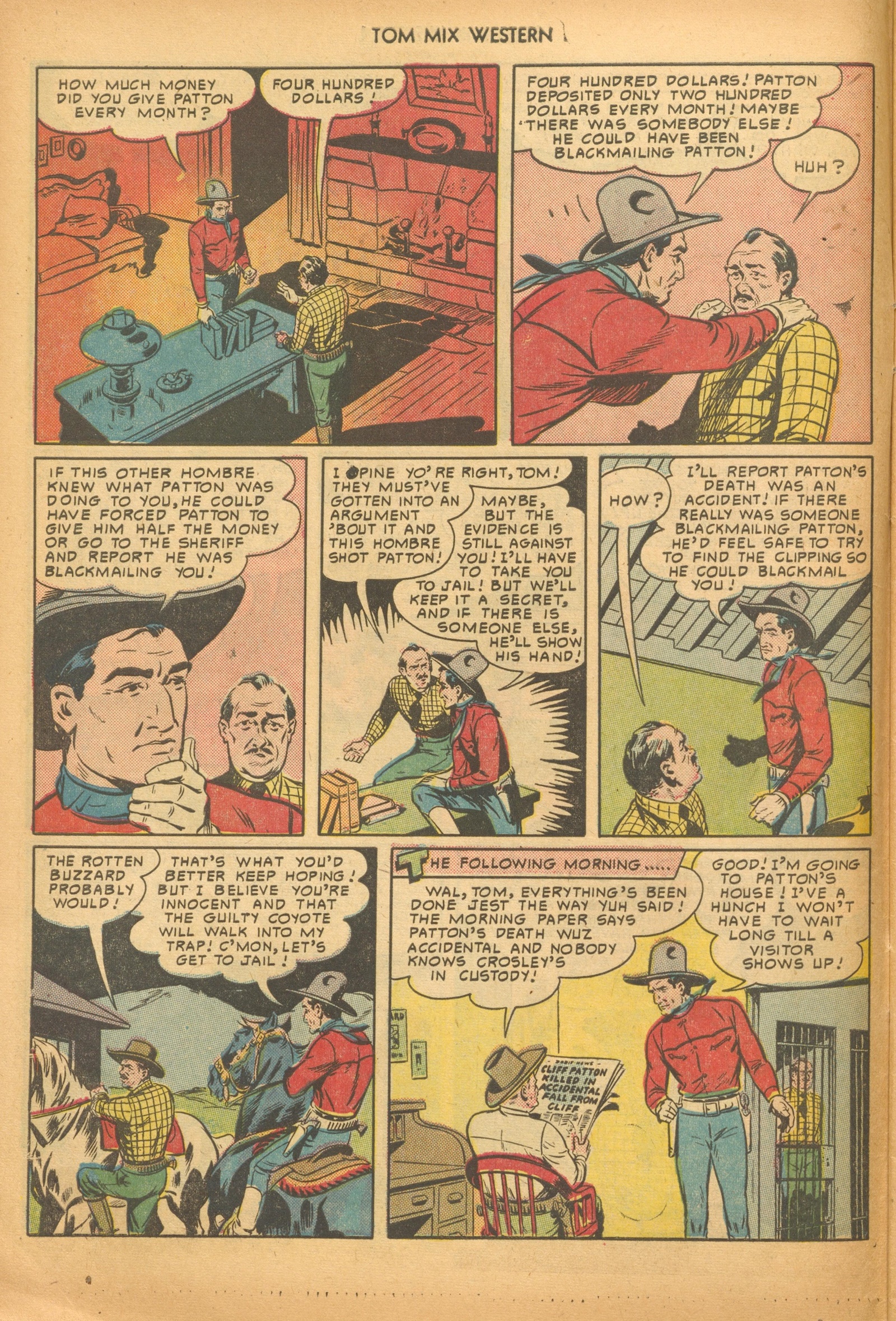 Read online Tom Mix Western (1948) comic -  Issue #33 - 10