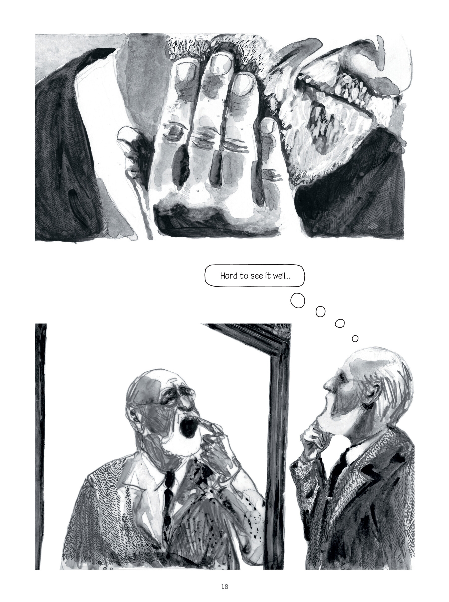 Read online Through Clouds of Smoke: Freud's Final Days comic -  Issue # TPB - 19