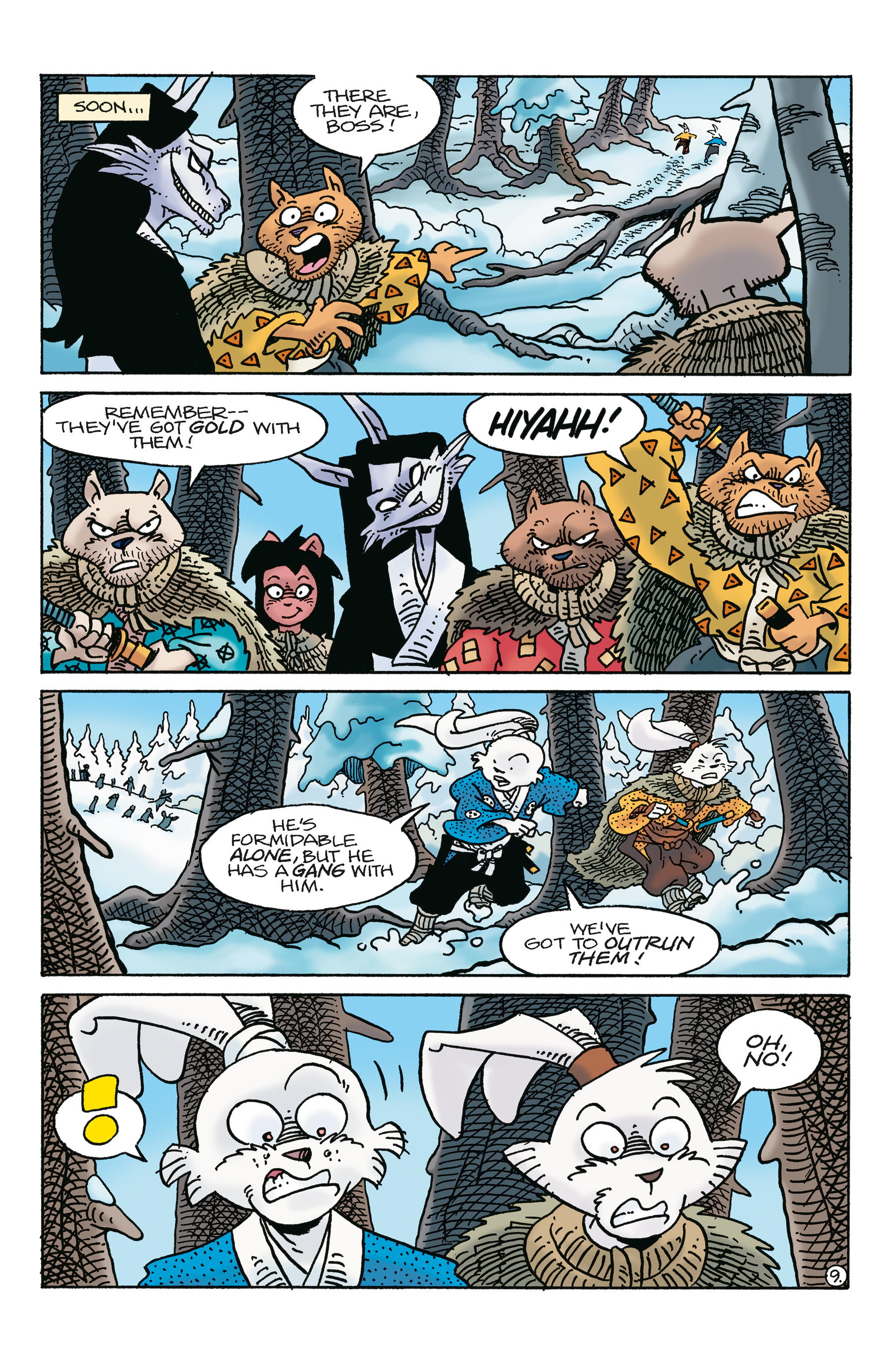 Read online Usagi Yojimbo: Ice and Snow comic -  Issue #4 - 11