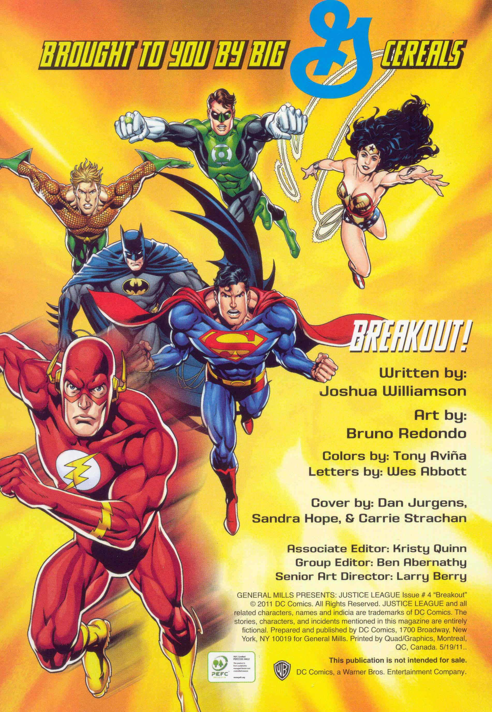 Read online General Mills Presents: Justice League (2011) comic -  Issue #4 - 2