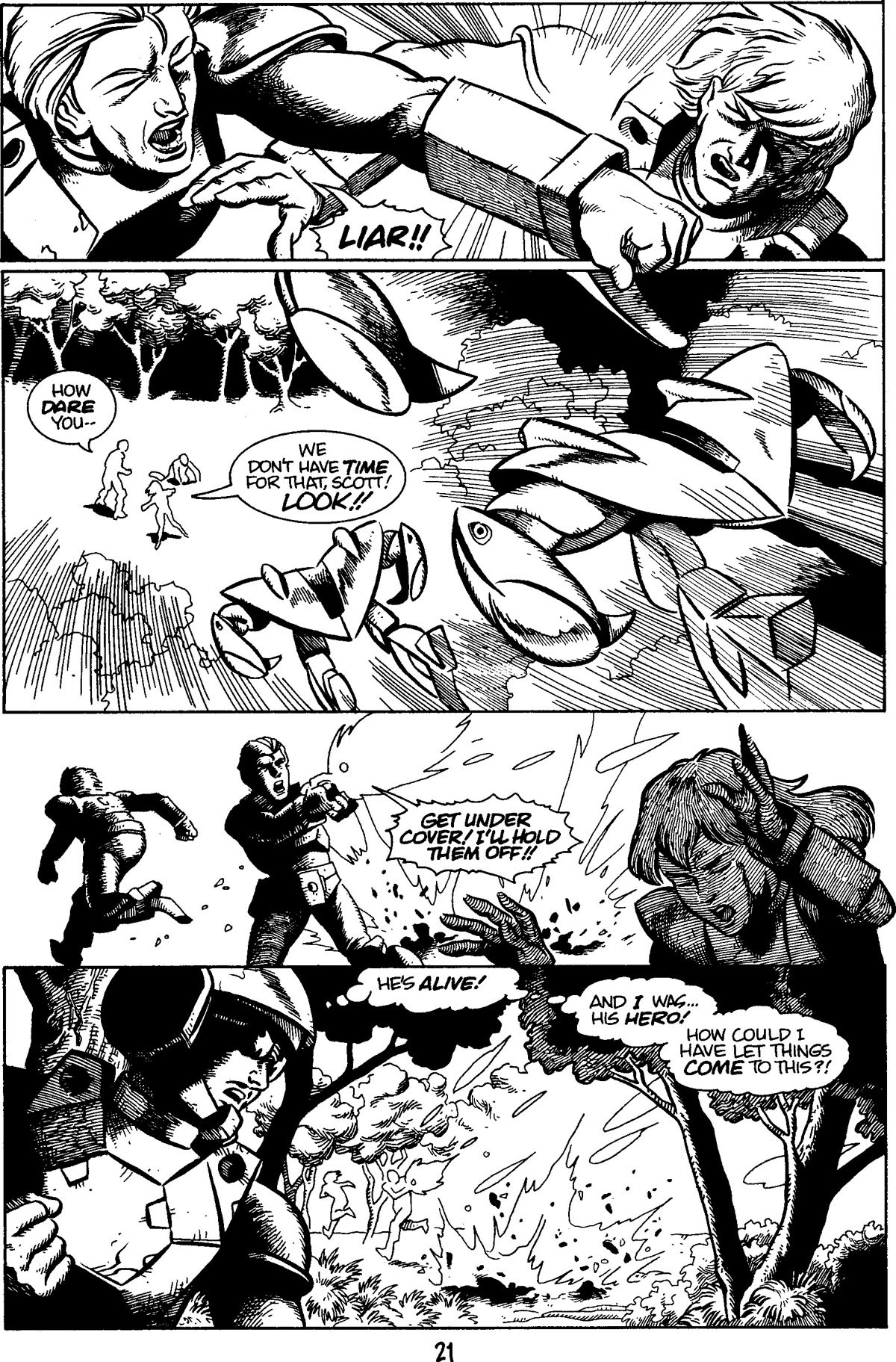 Read online Robotech: Invid War comic -  Issue #14 - 27