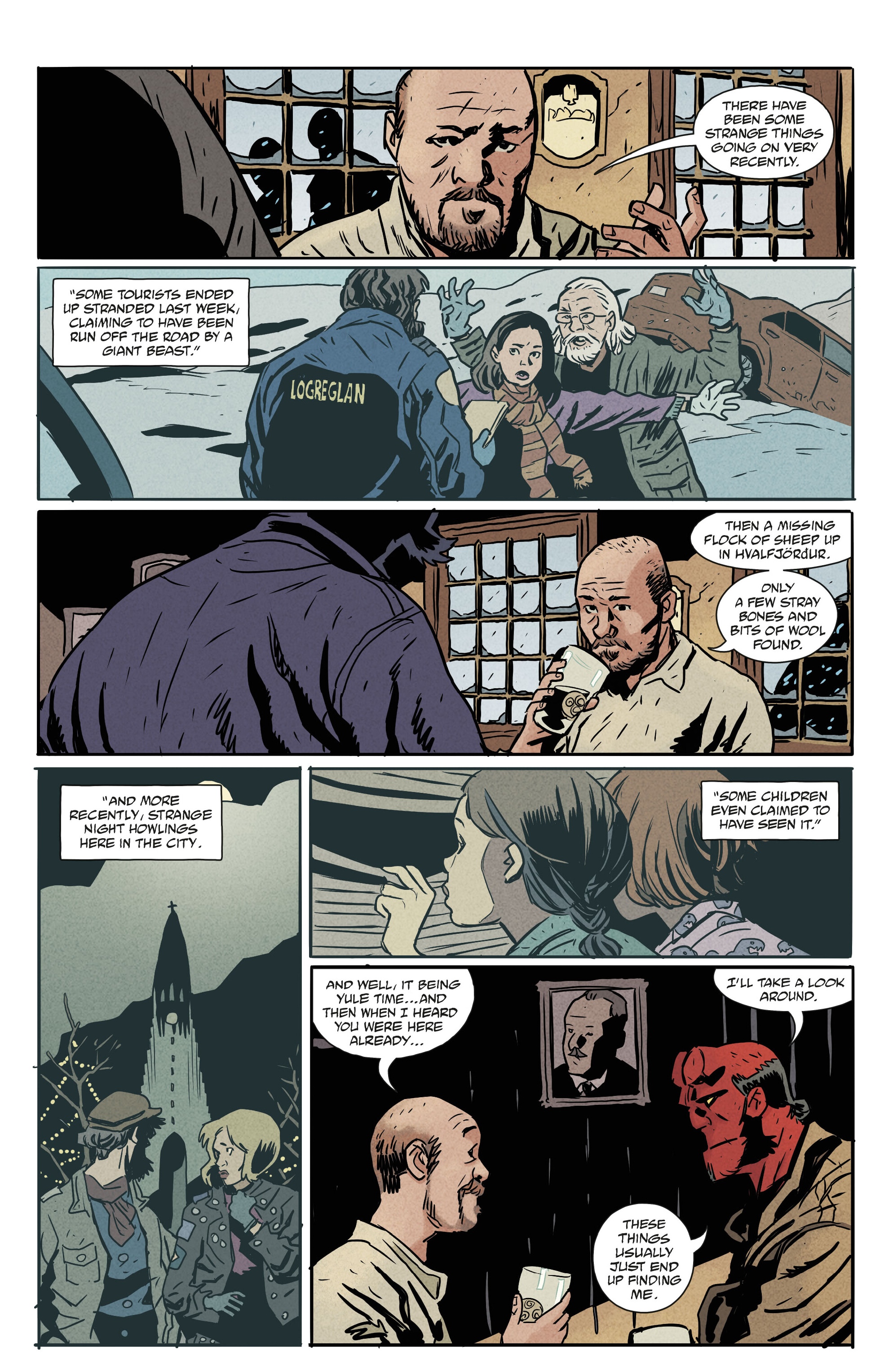 Read online Hellboy Winter Special: The Yule Cat comic -  Issue # Full - 8