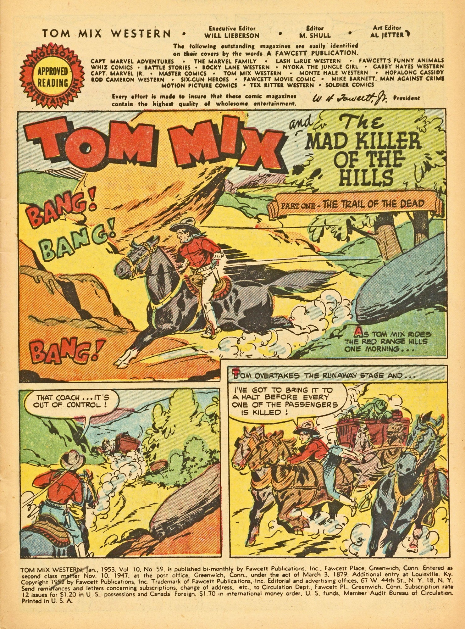 Read online Tom Mix Western (1948) comic -  Issue #59 - 3
