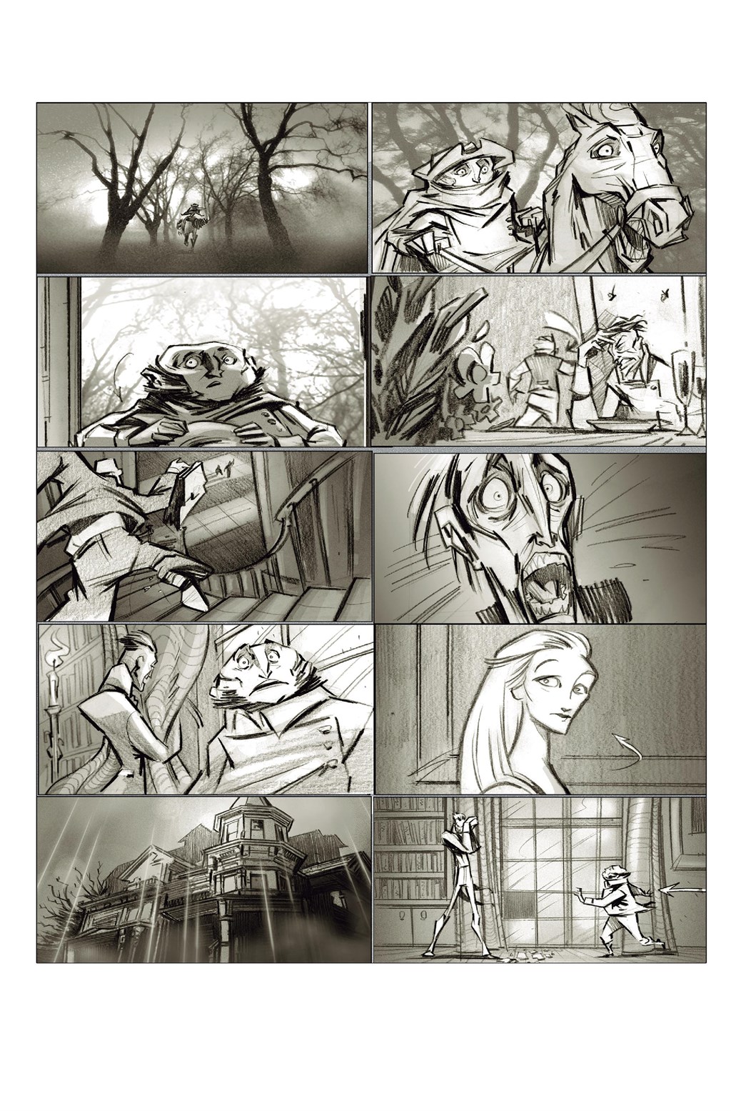Read online The Fall of the House of Usher: A Graphic Novel comic -  Issue # TPB - 85