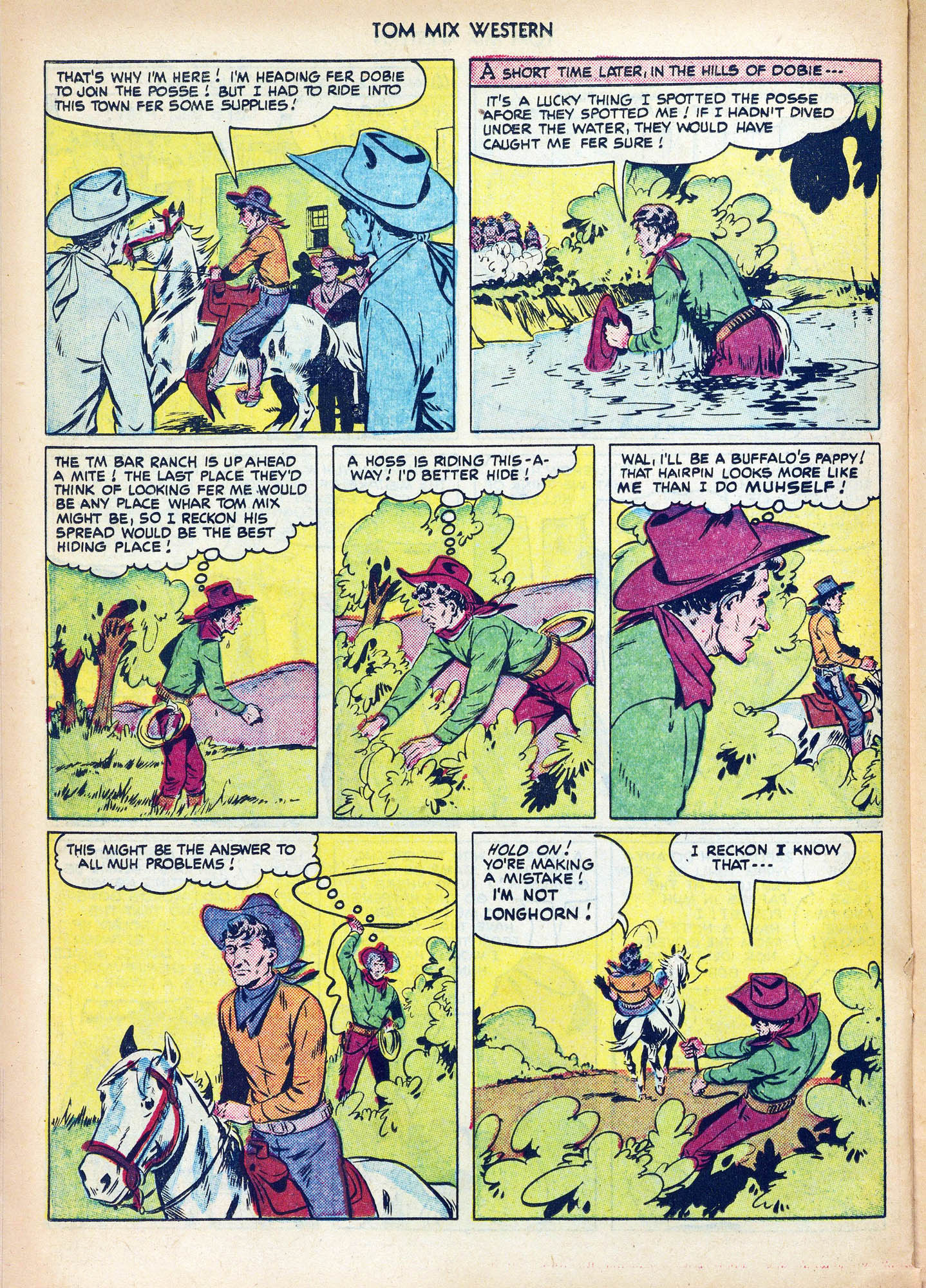 Read online Tom Mix Western (1948) comic -  Issue #42 - 30