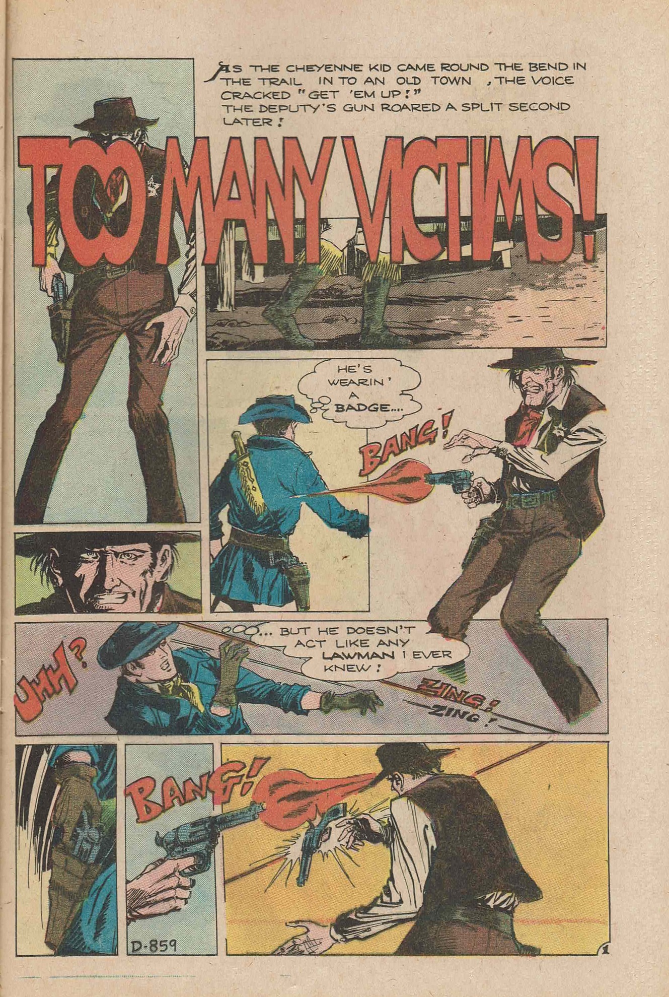 Read online Cheyenne Kid comic -  Issue #83 - 25