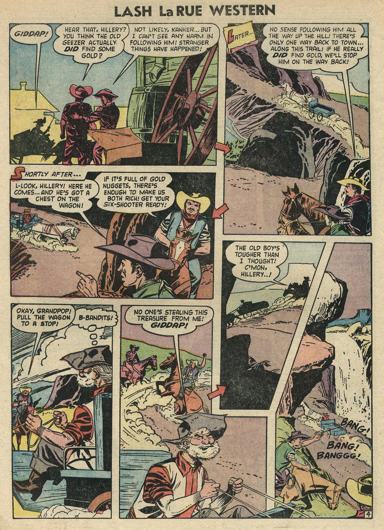 Read online Lash Larue Western (1949) comic -  Issue #47 - 6