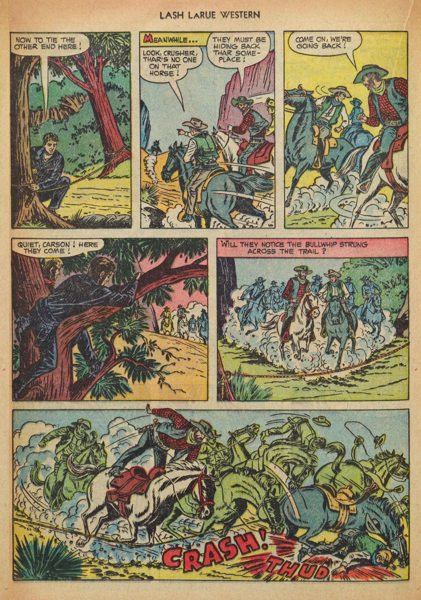 Read online Lash Larue Western (1949) comic -  Issue #41 - 16