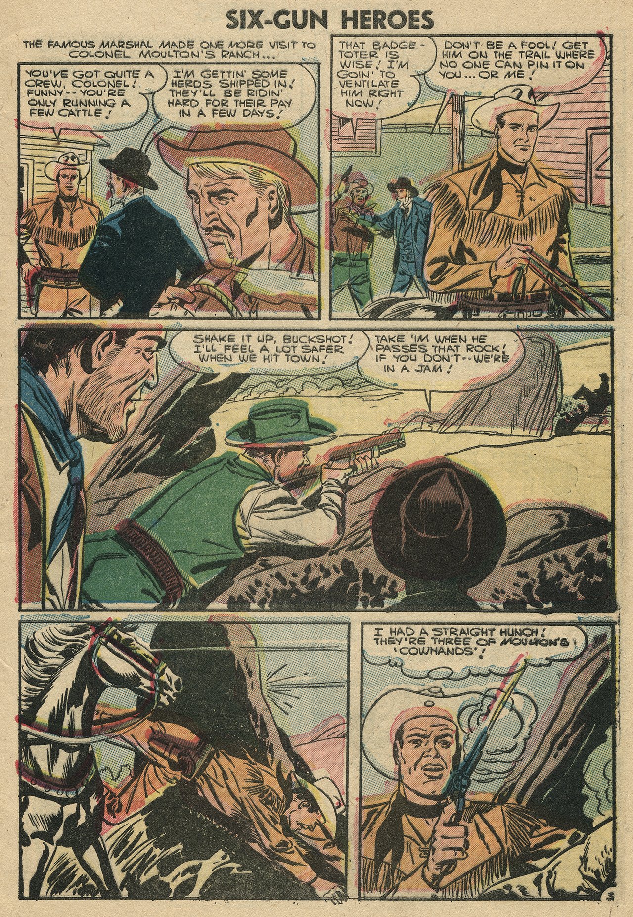 Read online Six-Gun Heroes comic -  Issue #38 - 5