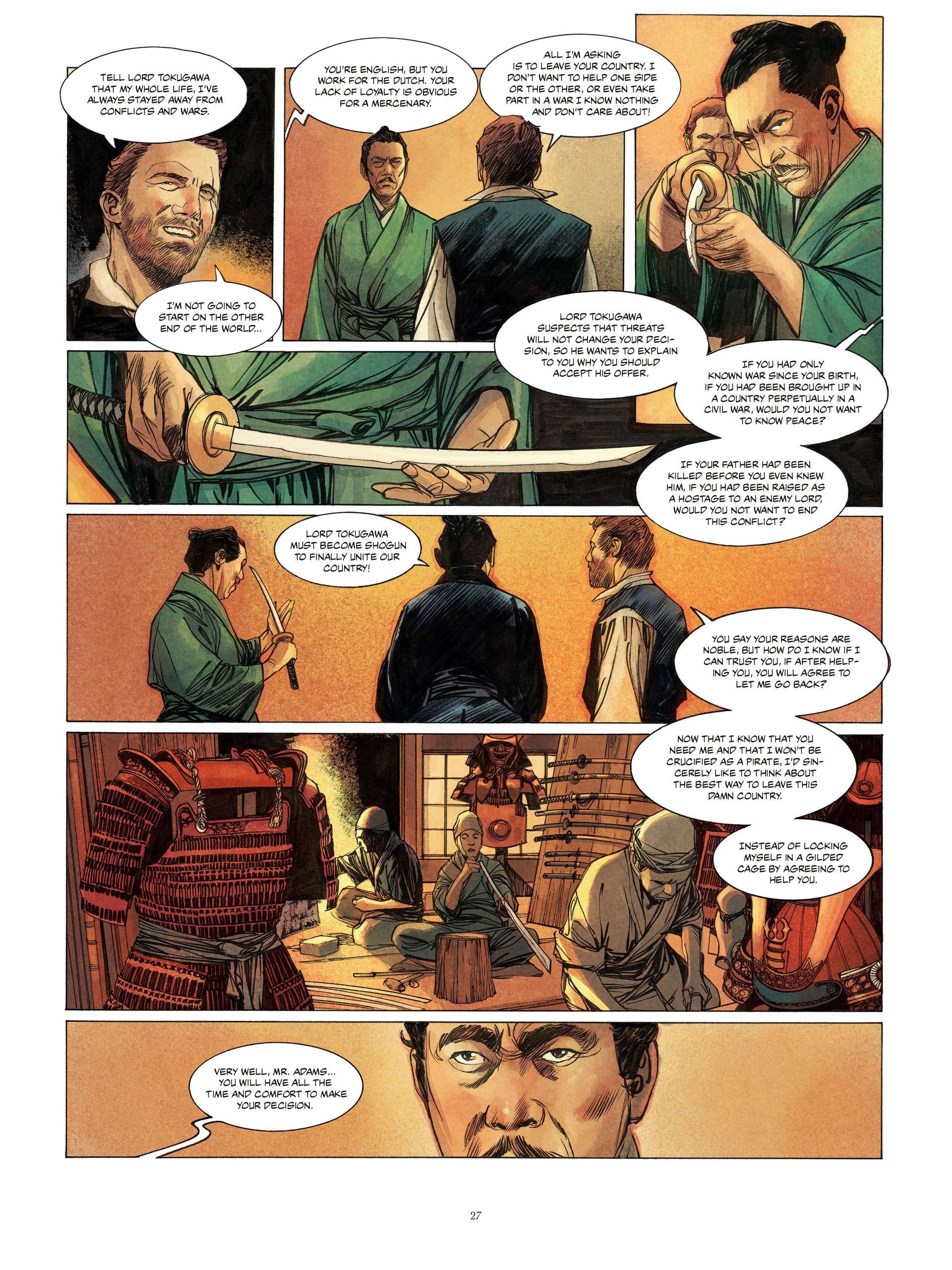 Read online William Adams, Samuraj comic -  Issue #1 - 27