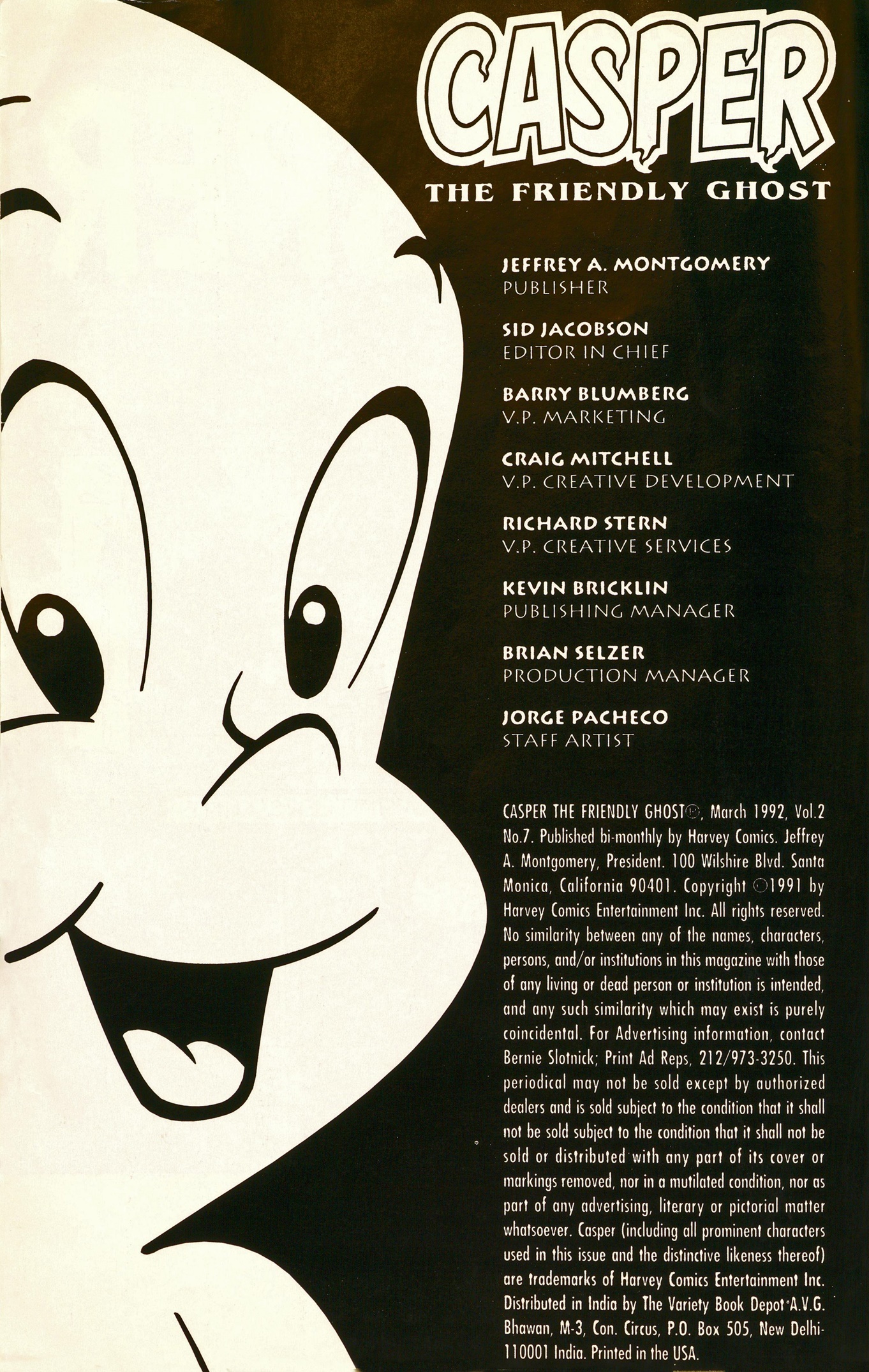 Read online Casper the Friendly Ghost (1991) comic -  Issue #7 - 2