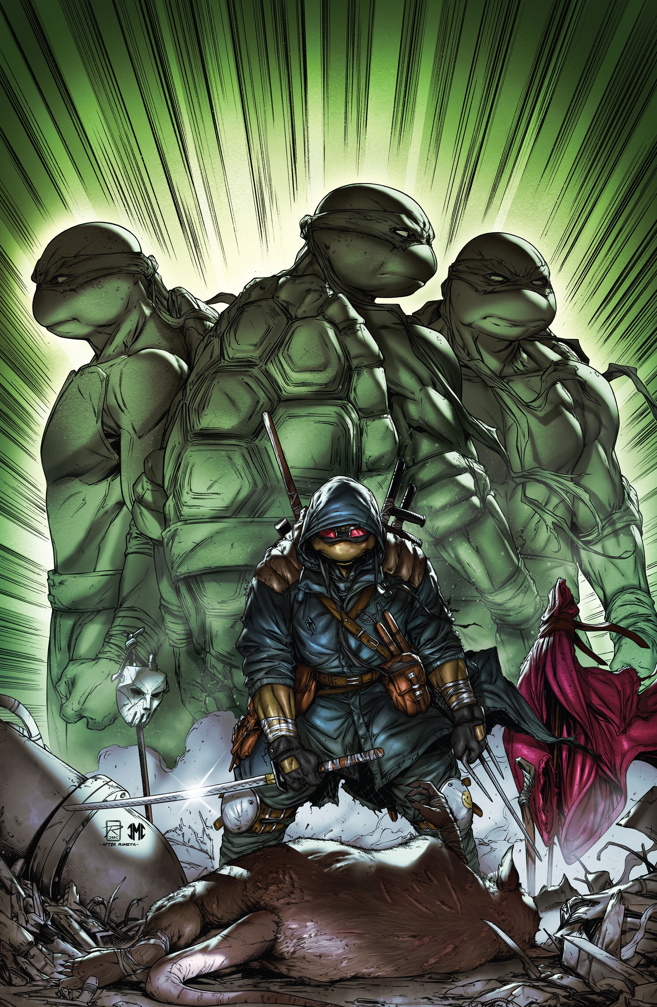 Read online Teenage Mutant Ninja Turtles: The Last Ronin - The Covers comic -  Issue # TPB (Part 1) - 16