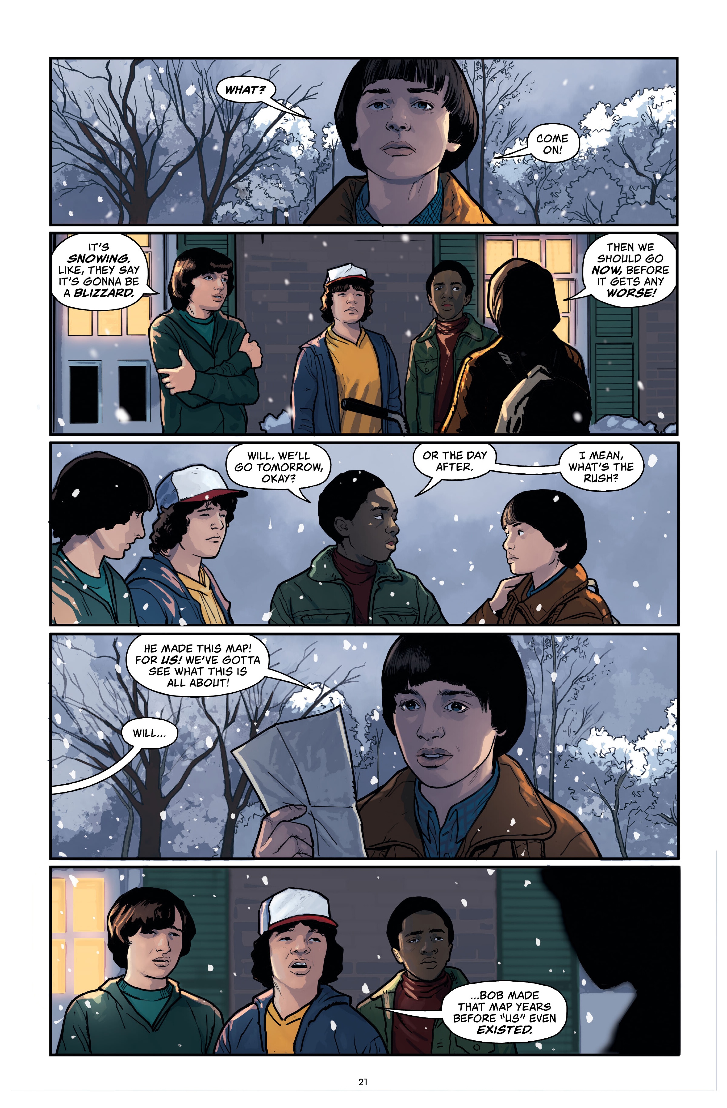 Read online Stranger Things Library Edition comic -  Issue # TPB 3 (Part 1) - 21