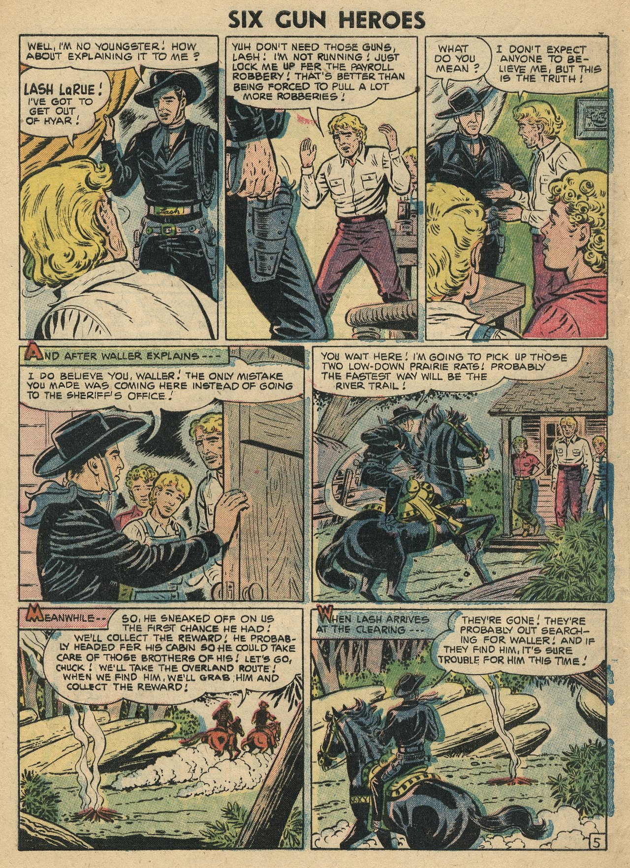 Read online Six-Gun Heroes comic -  Issue #37 - 8