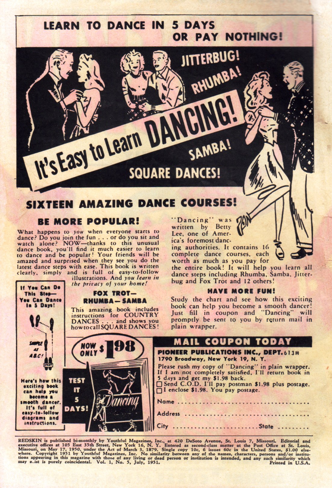 Read online Redskin comic -  Issue #5 - 2